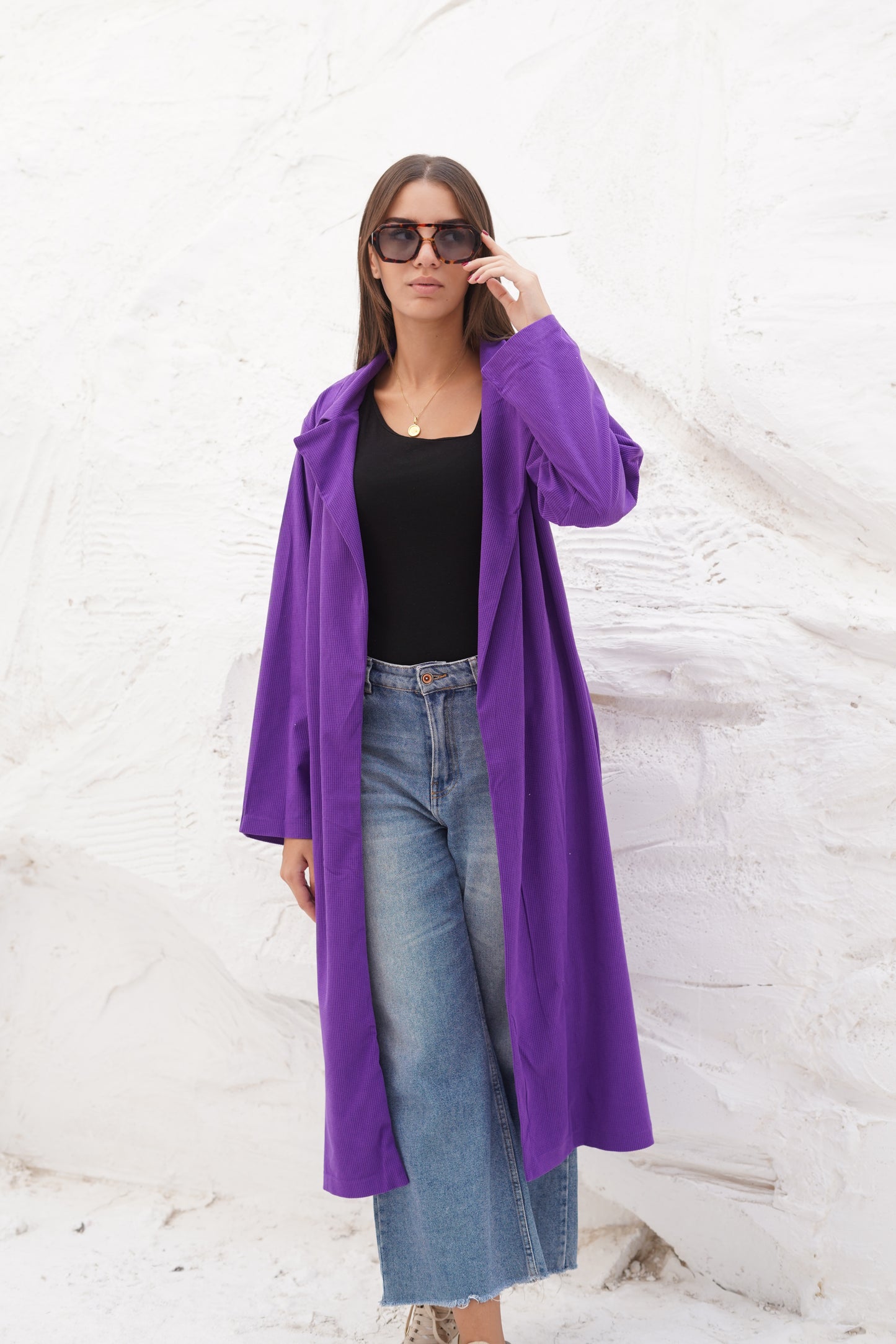 Purple coat