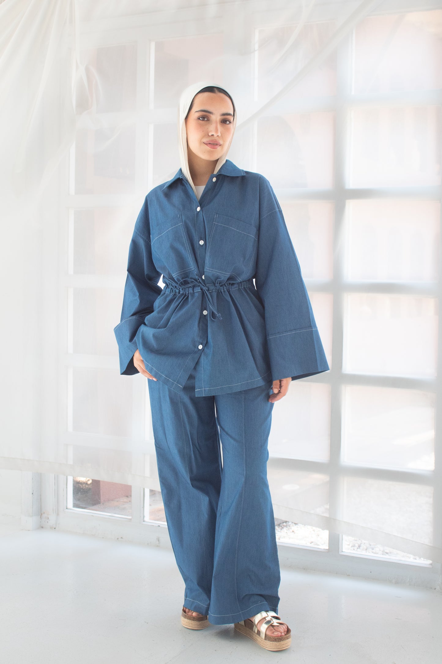 Lite denim set