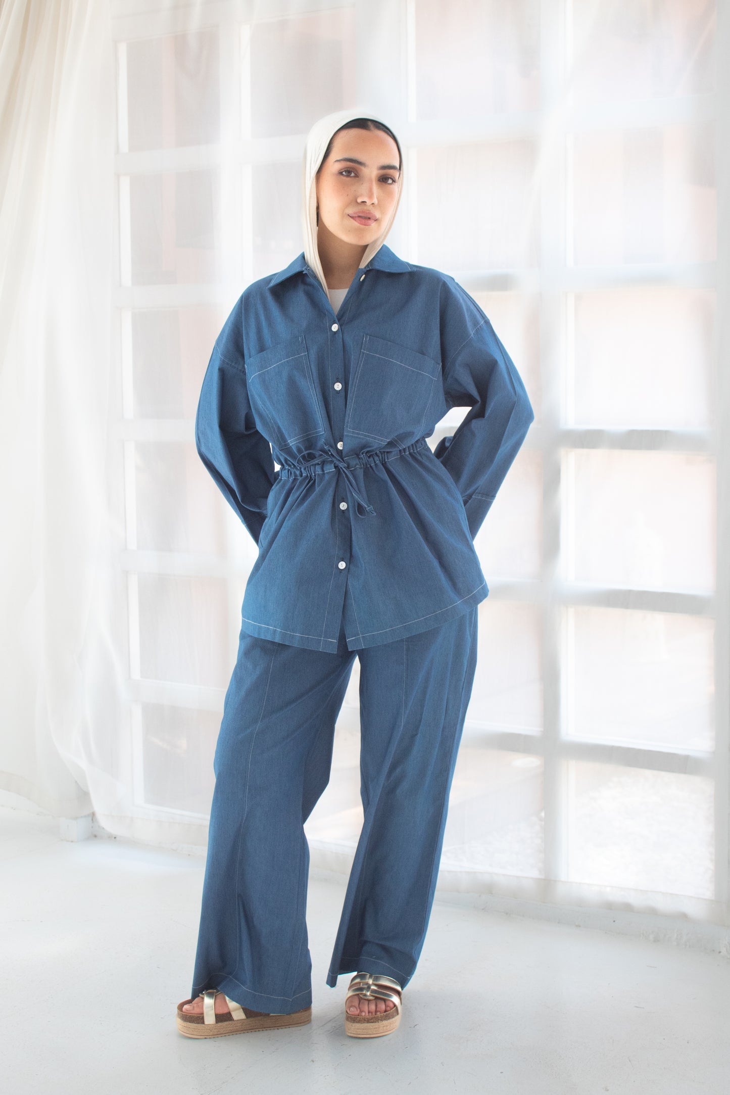 Lite denim set