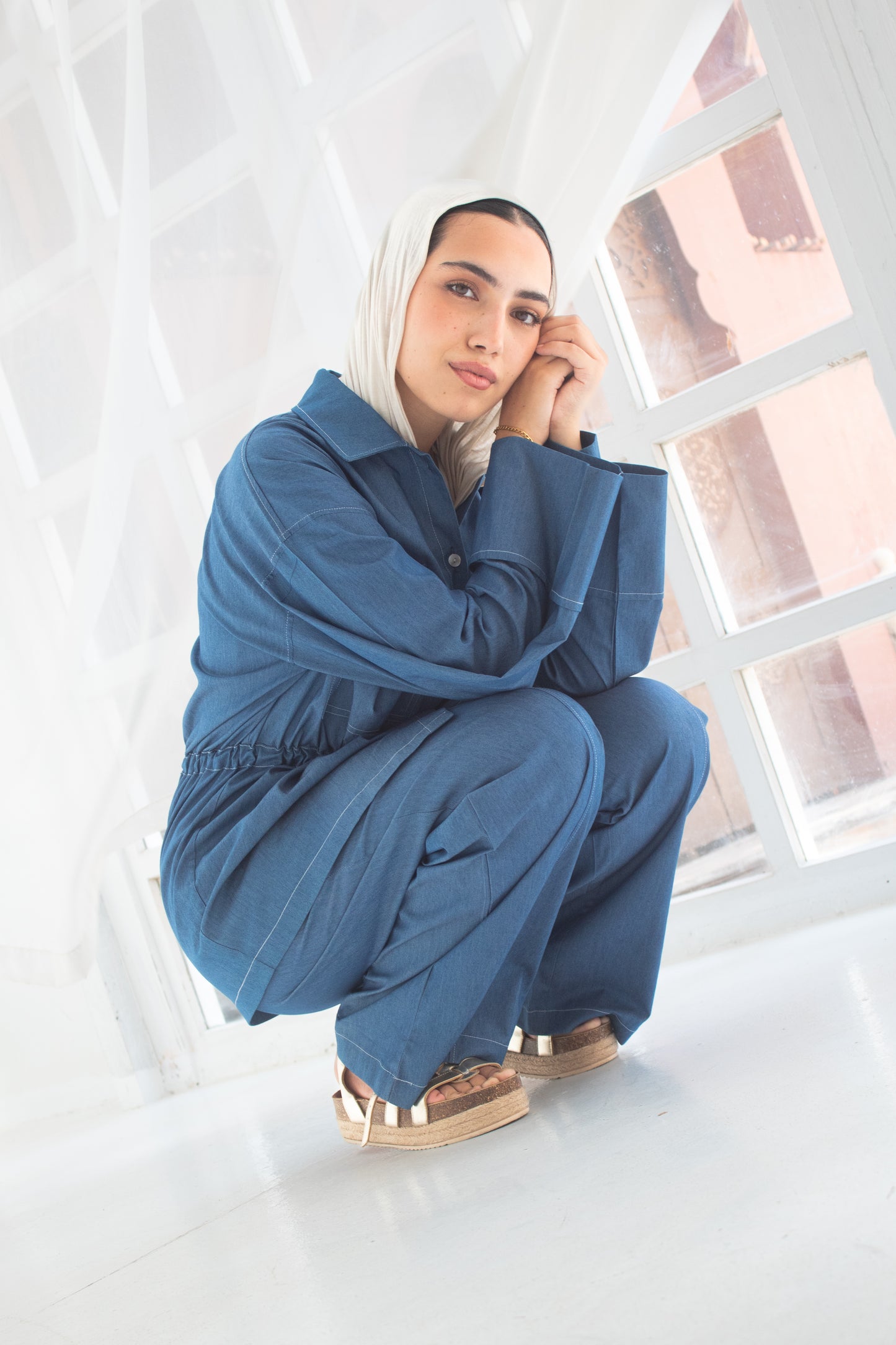 Lite denim set