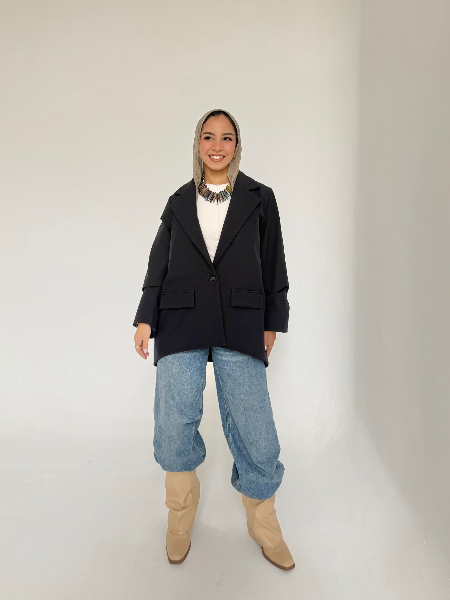 High and low formal jacket in old navy