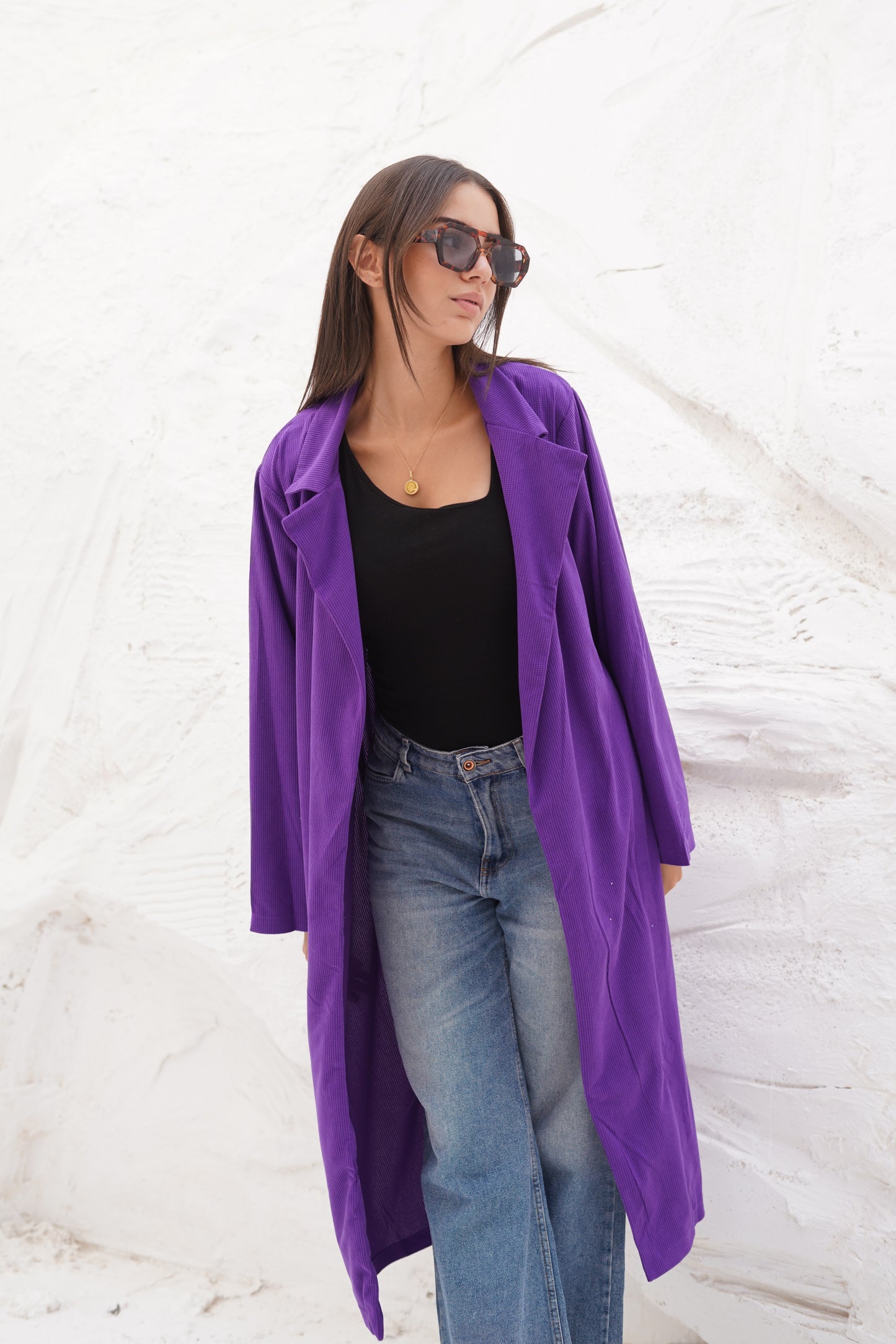 Purple coat