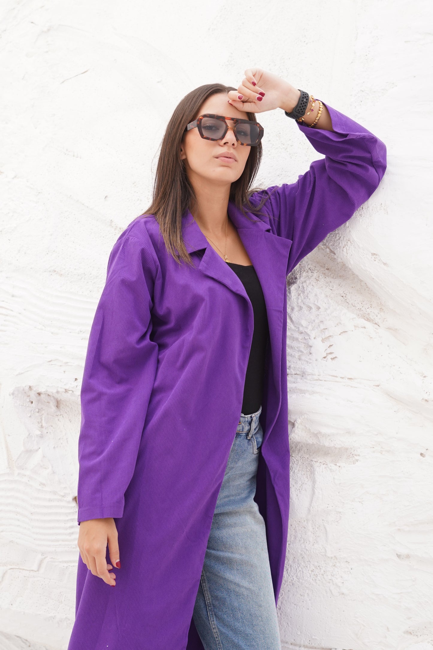 Purple coat