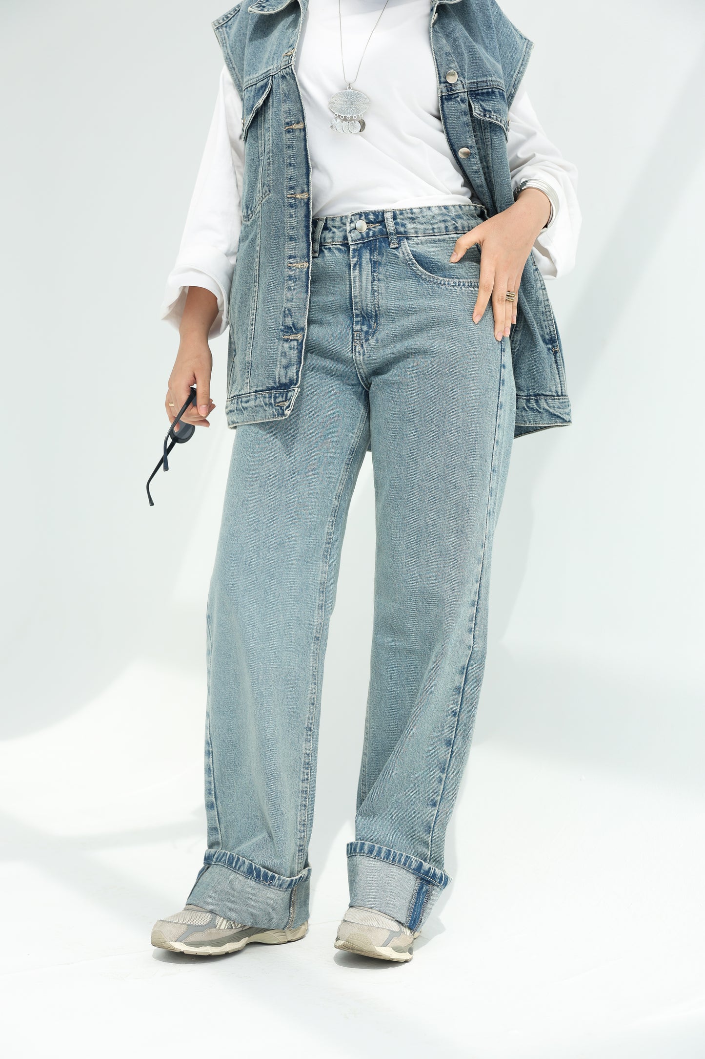 Skyline denim pants