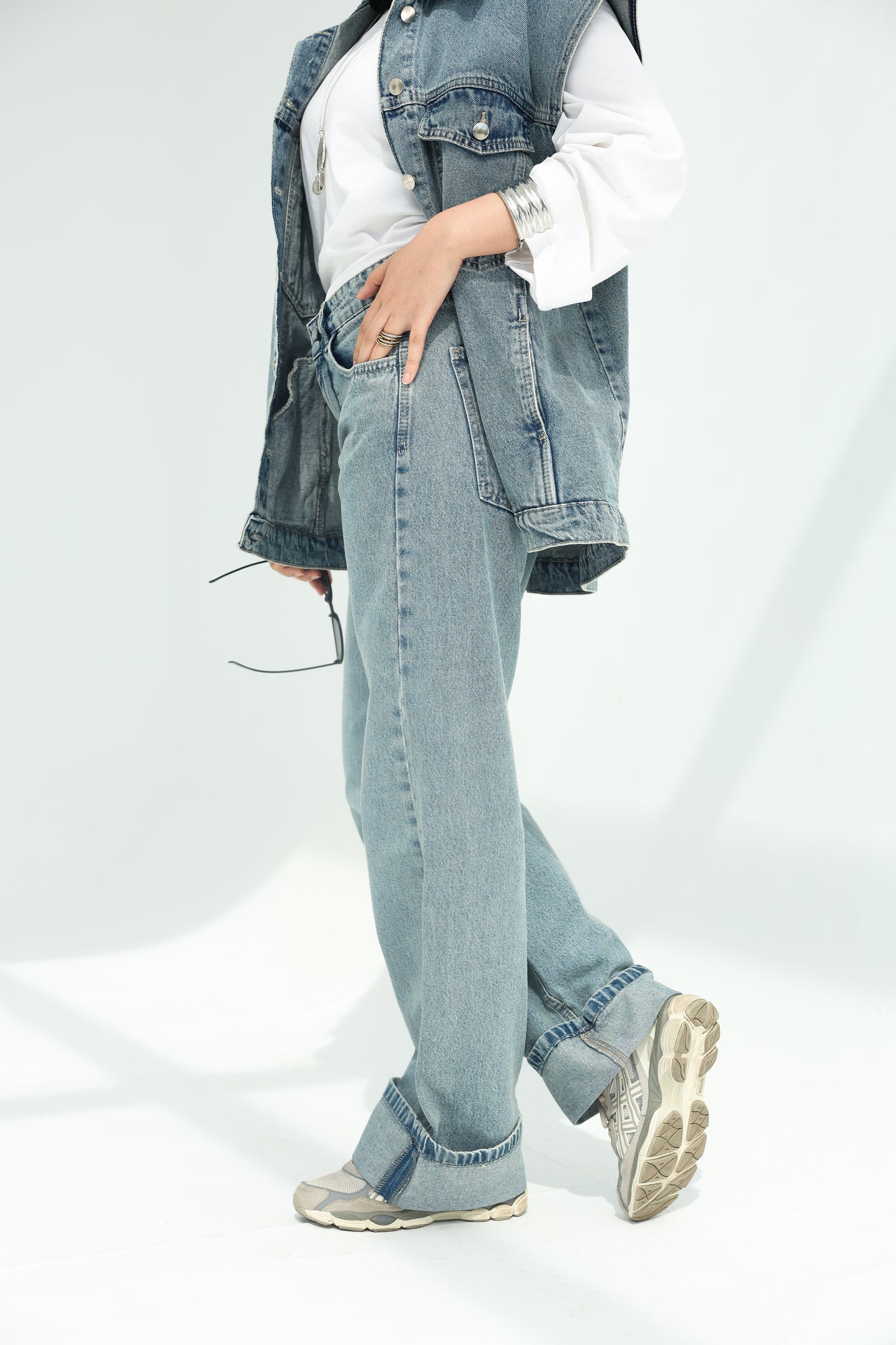 Skyline denim pants
