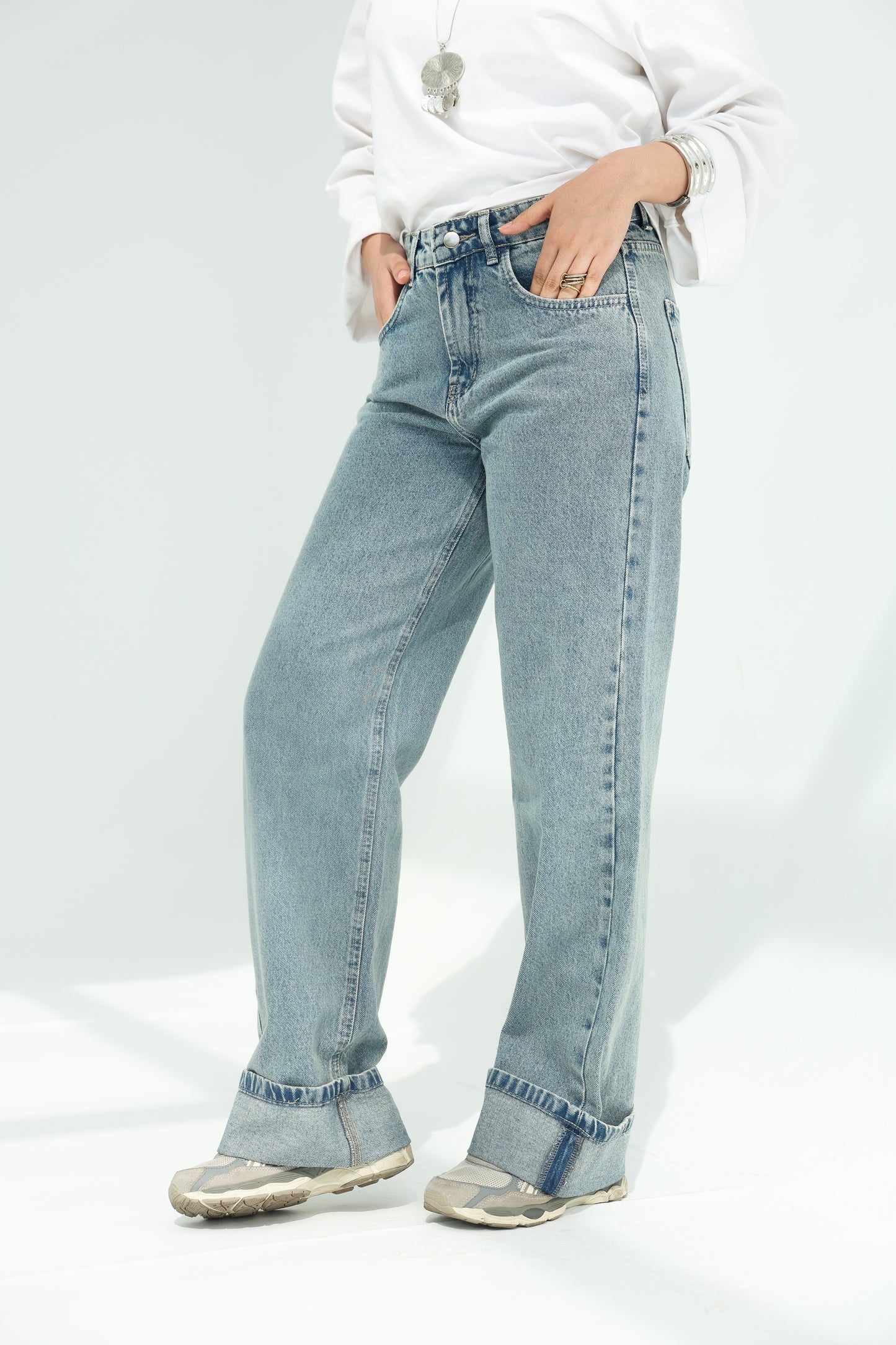 Skyline denim pants