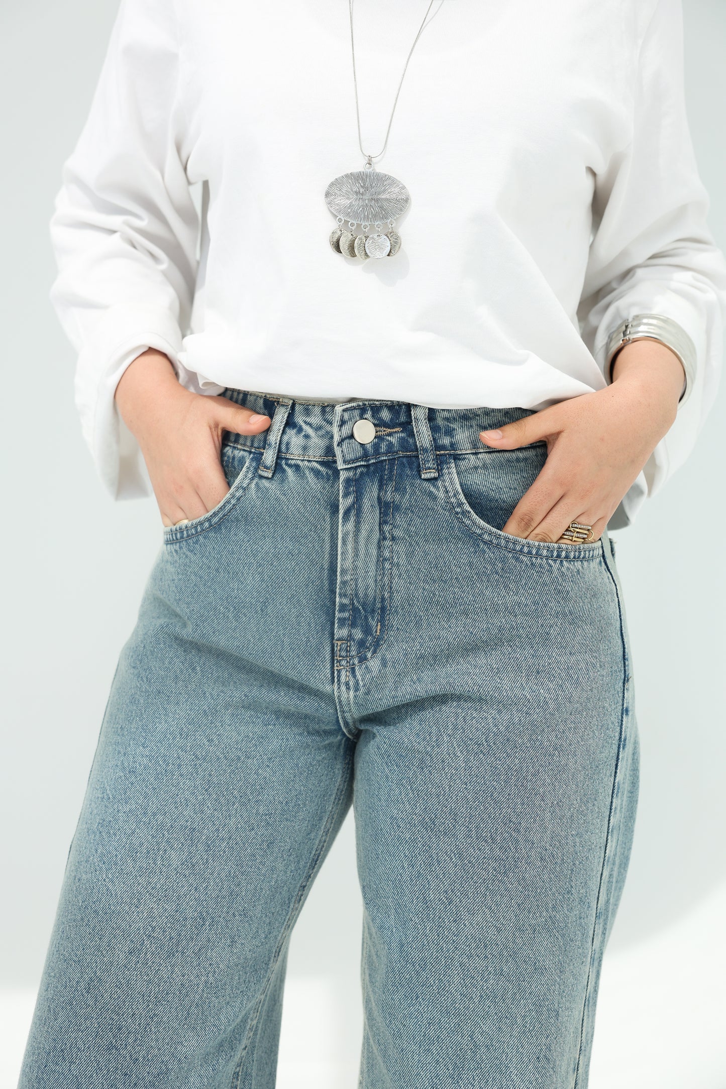 Skyline denim pants