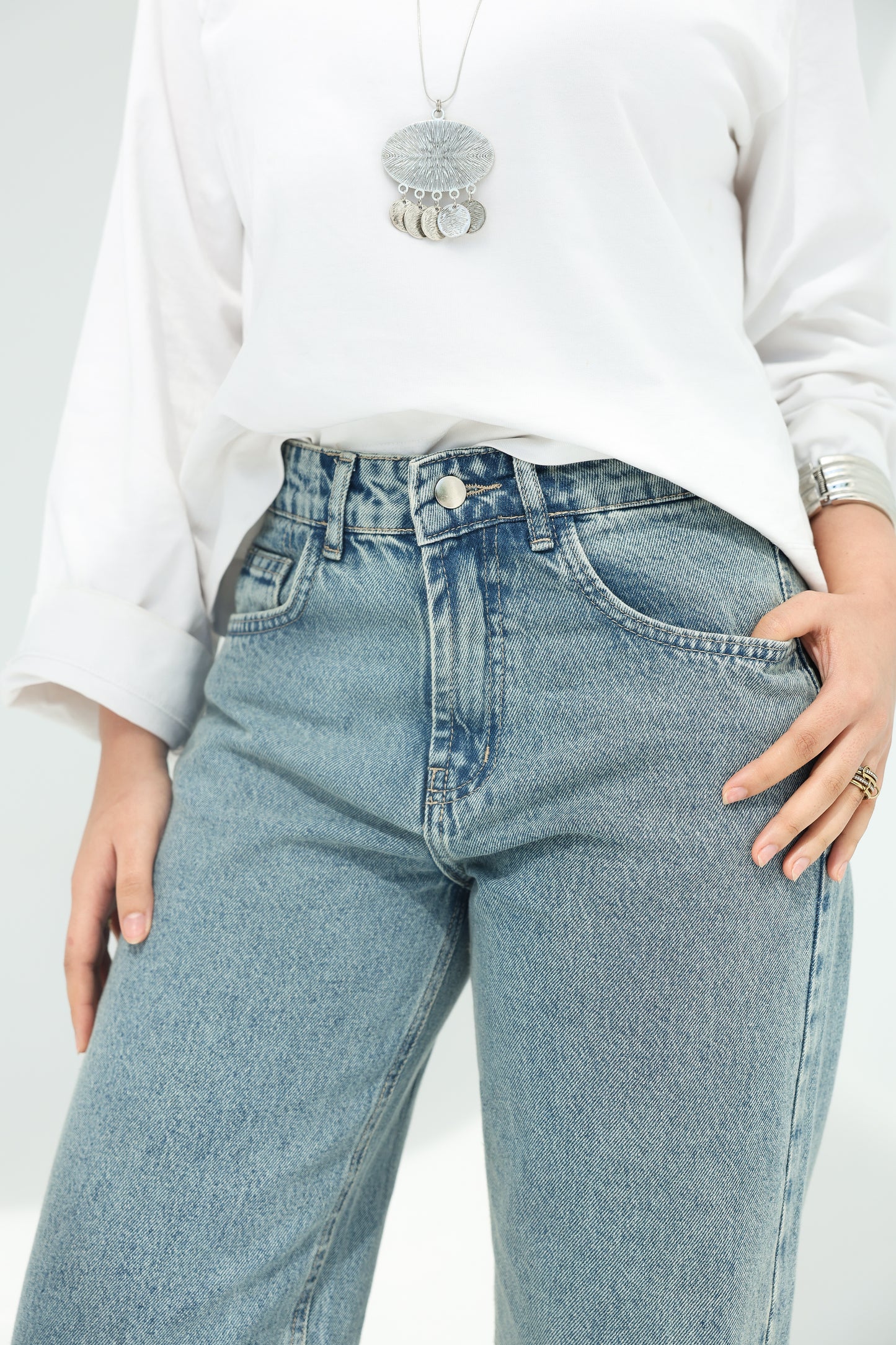 Skyline denim pants