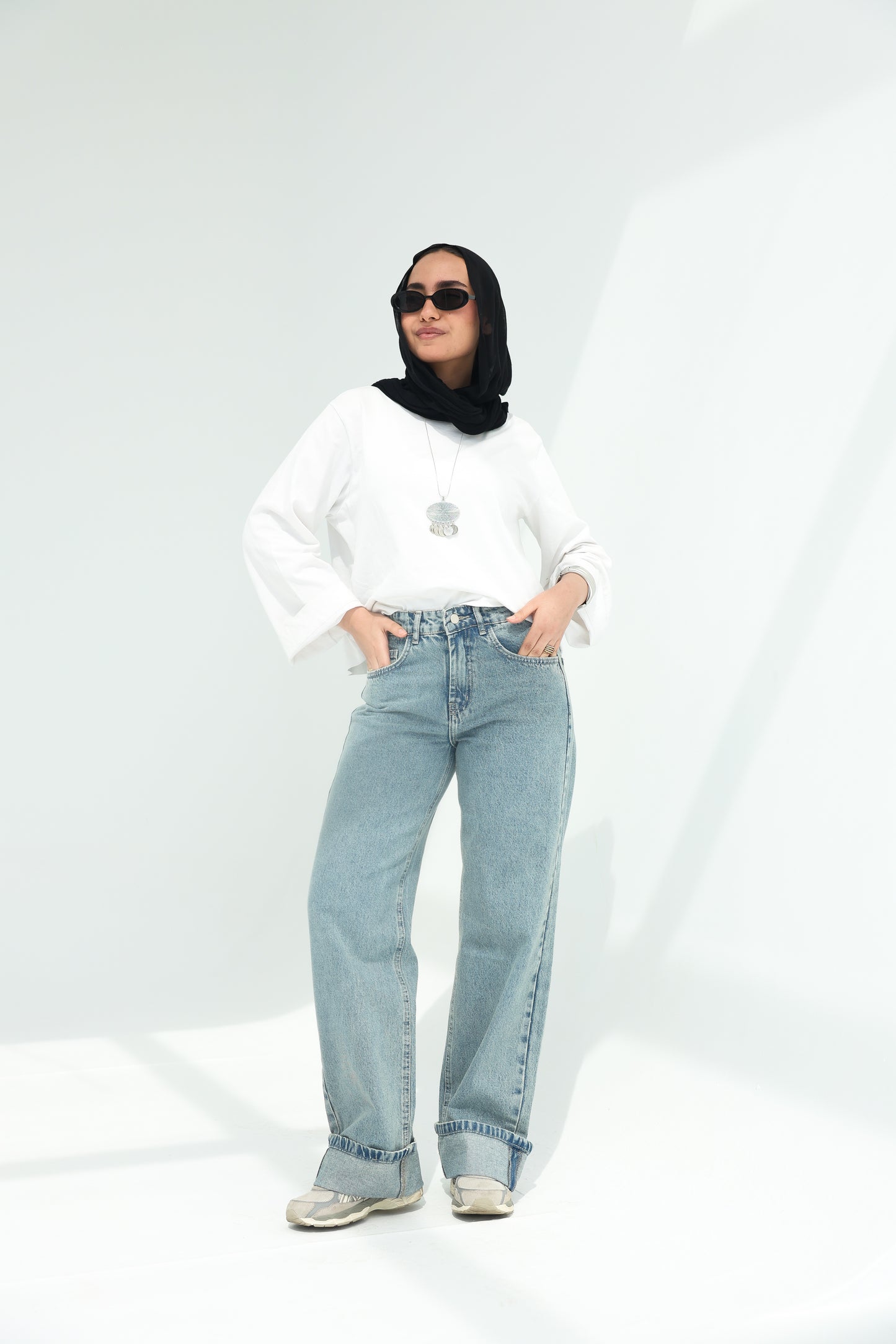 Skyline denim pants