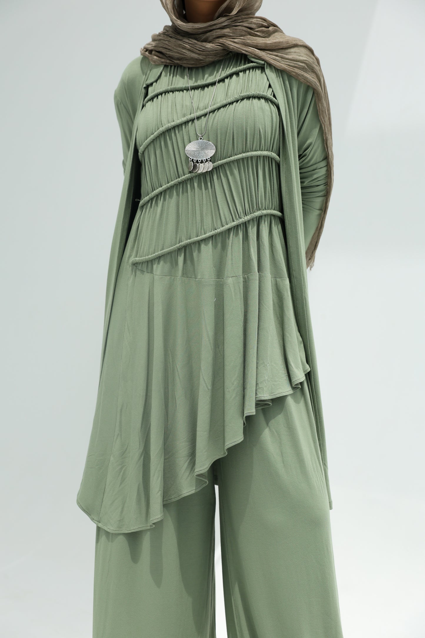 Moana set in jungle green