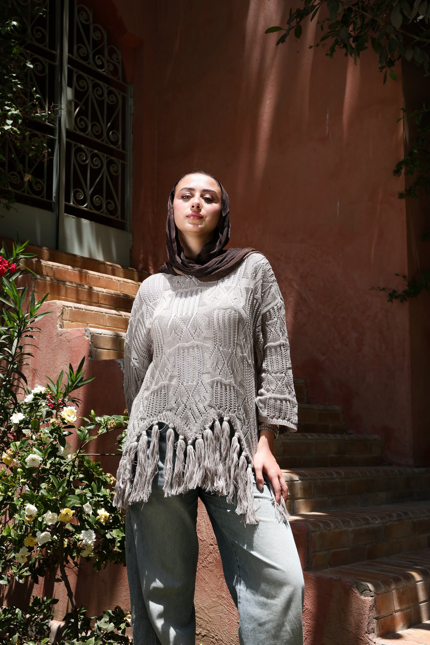 Sway knitted top in caffee
