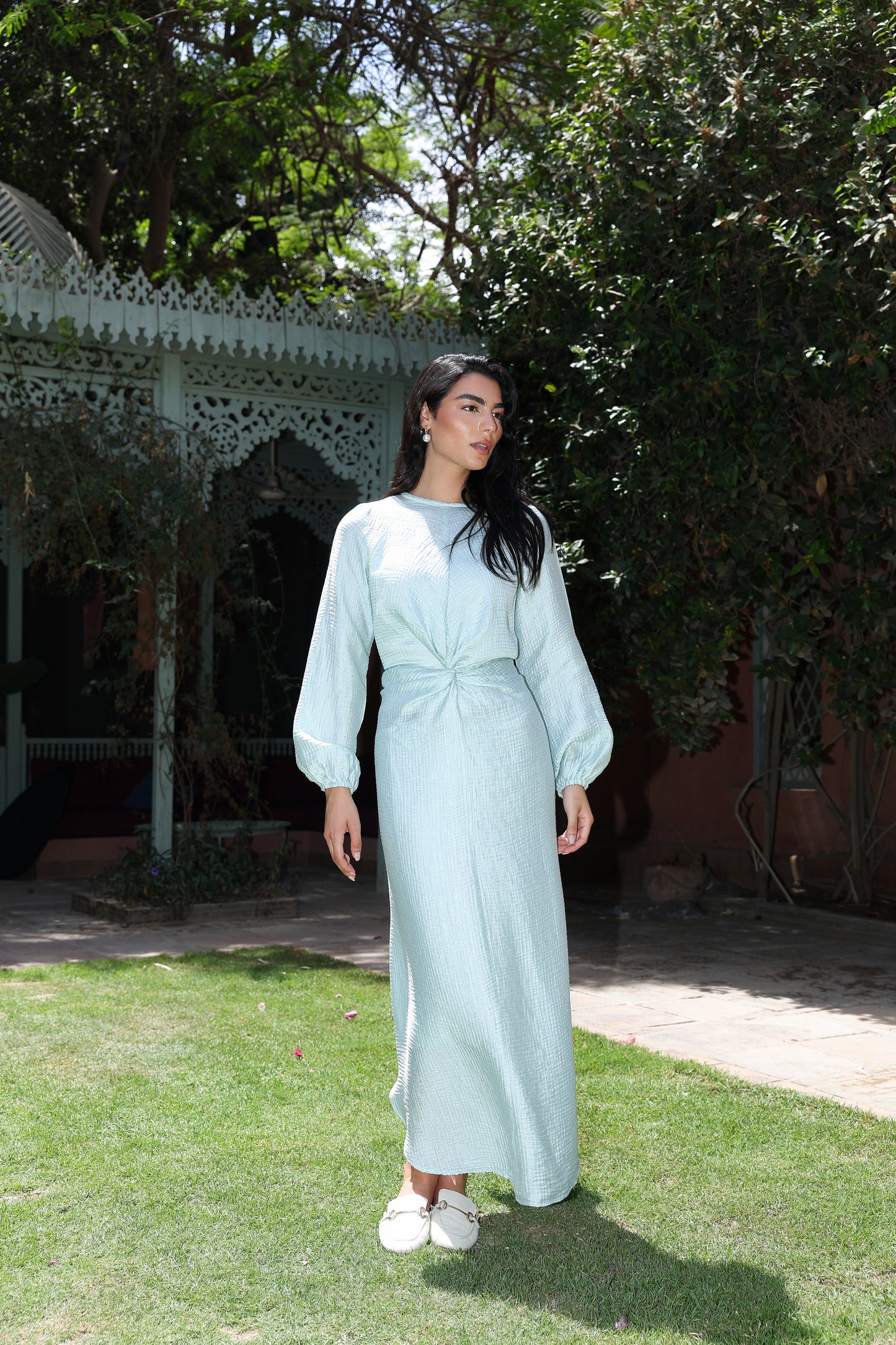 Sofia star dress in cool mint **