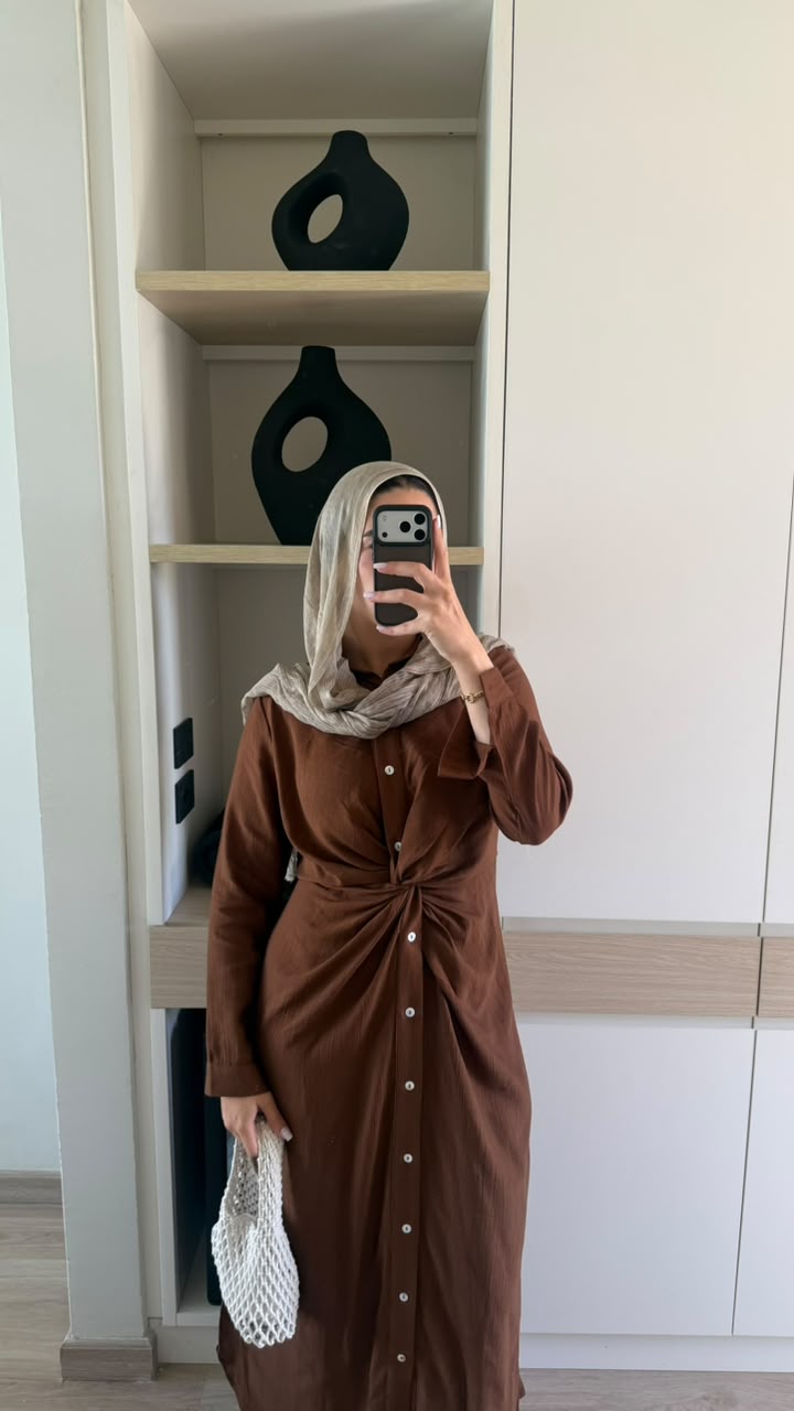 Soli dress in brown
