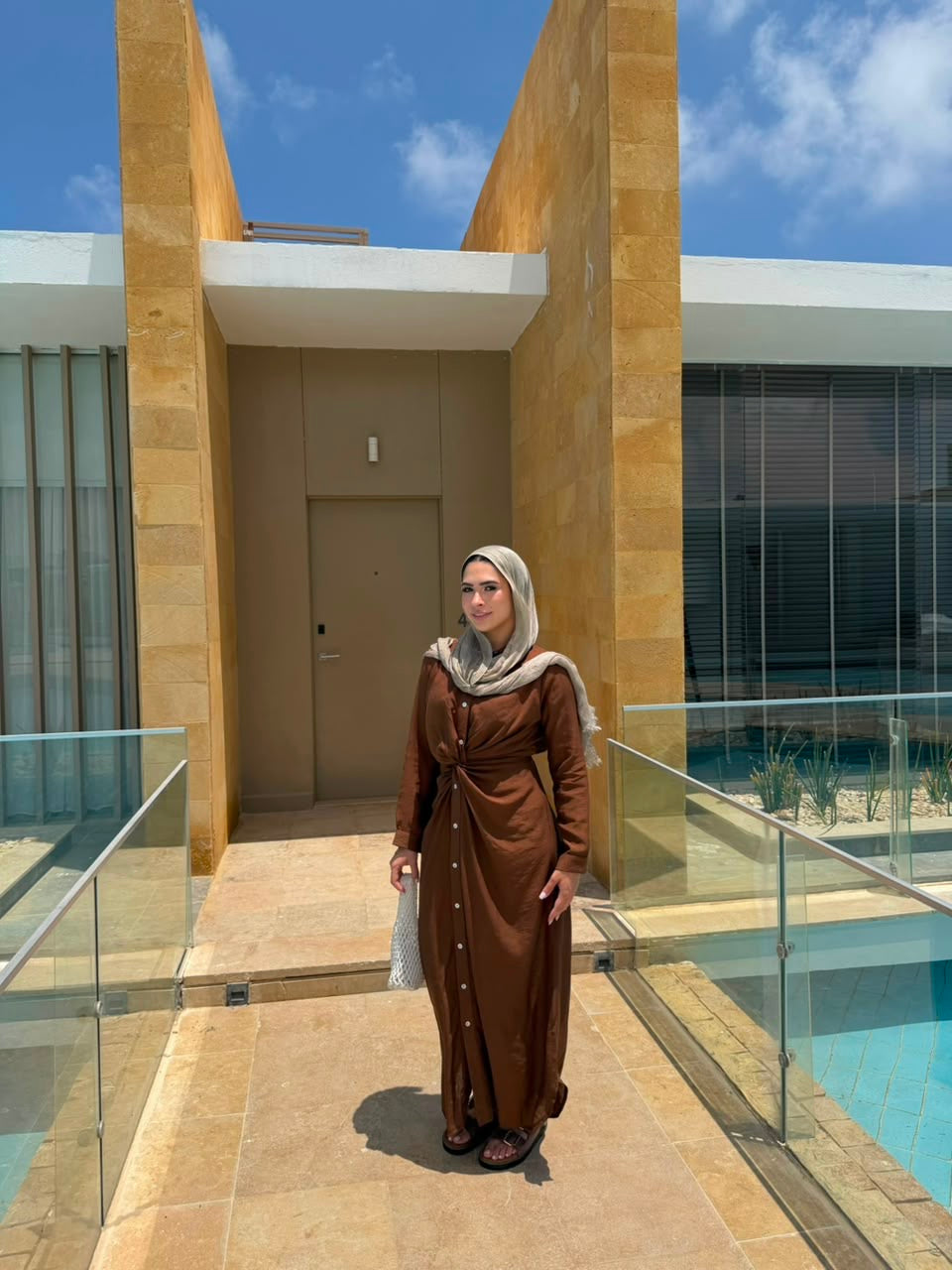Soli dress in brown