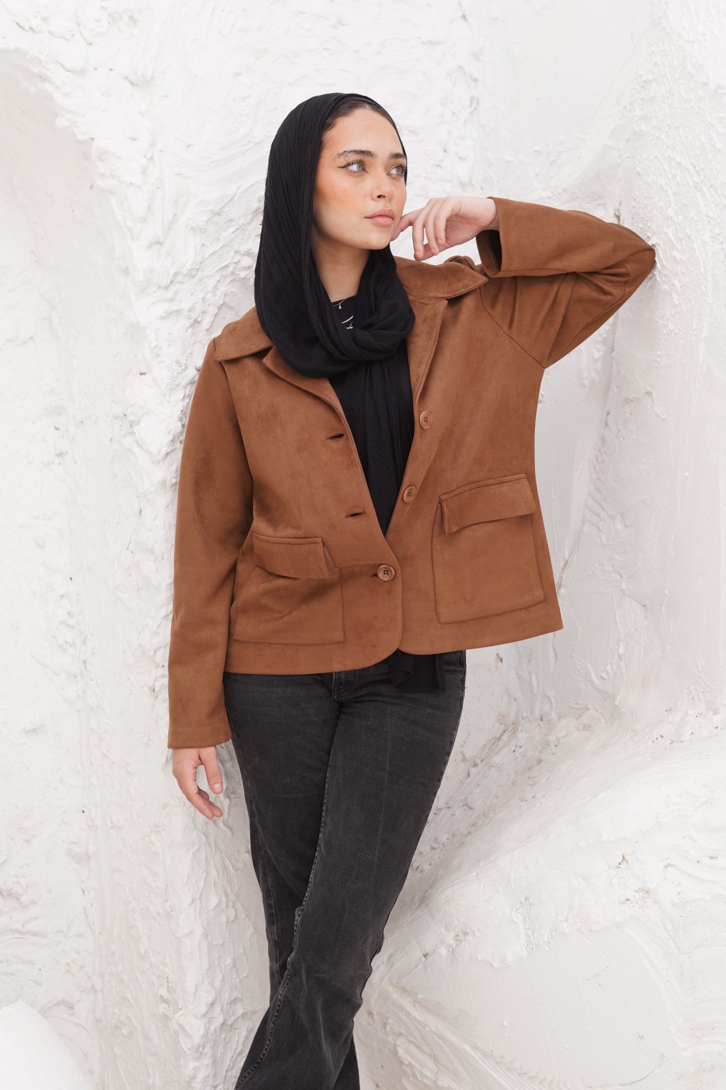 Suede Milky Chocolate Jacket