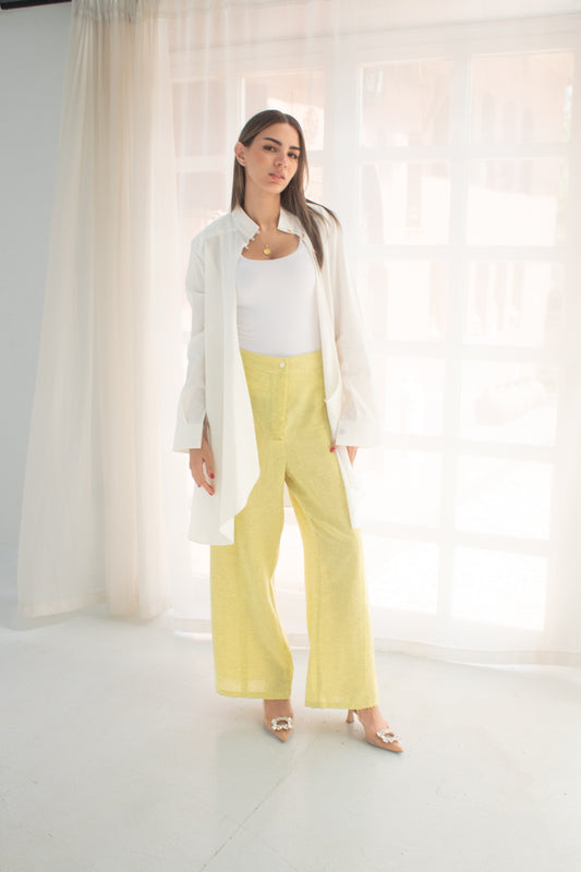 Off white circuitous blouse