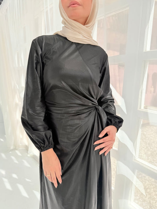 Soiree black Jersey Dress