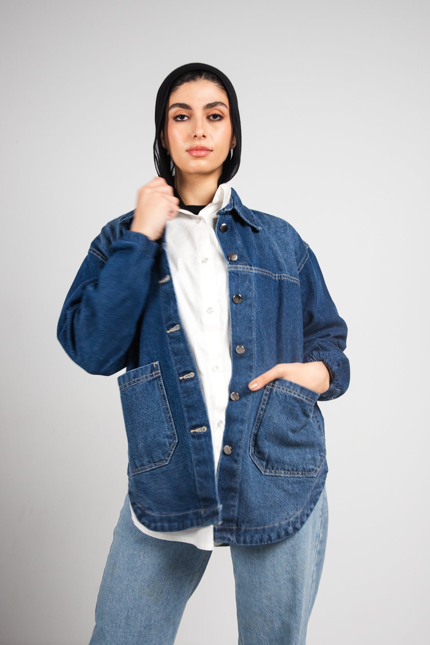 Blue denim jacket