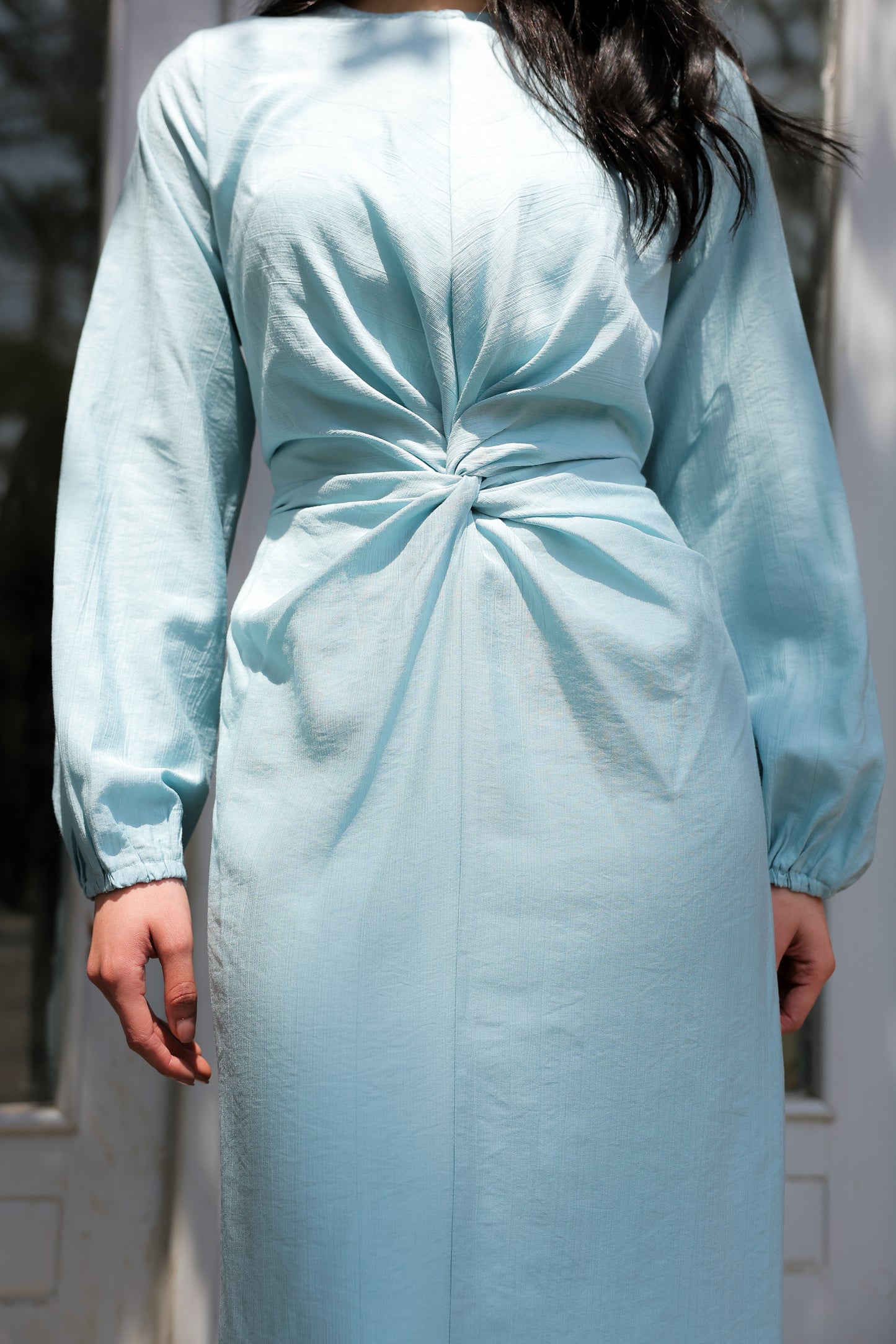 Sofia diamond dress in baby blue
