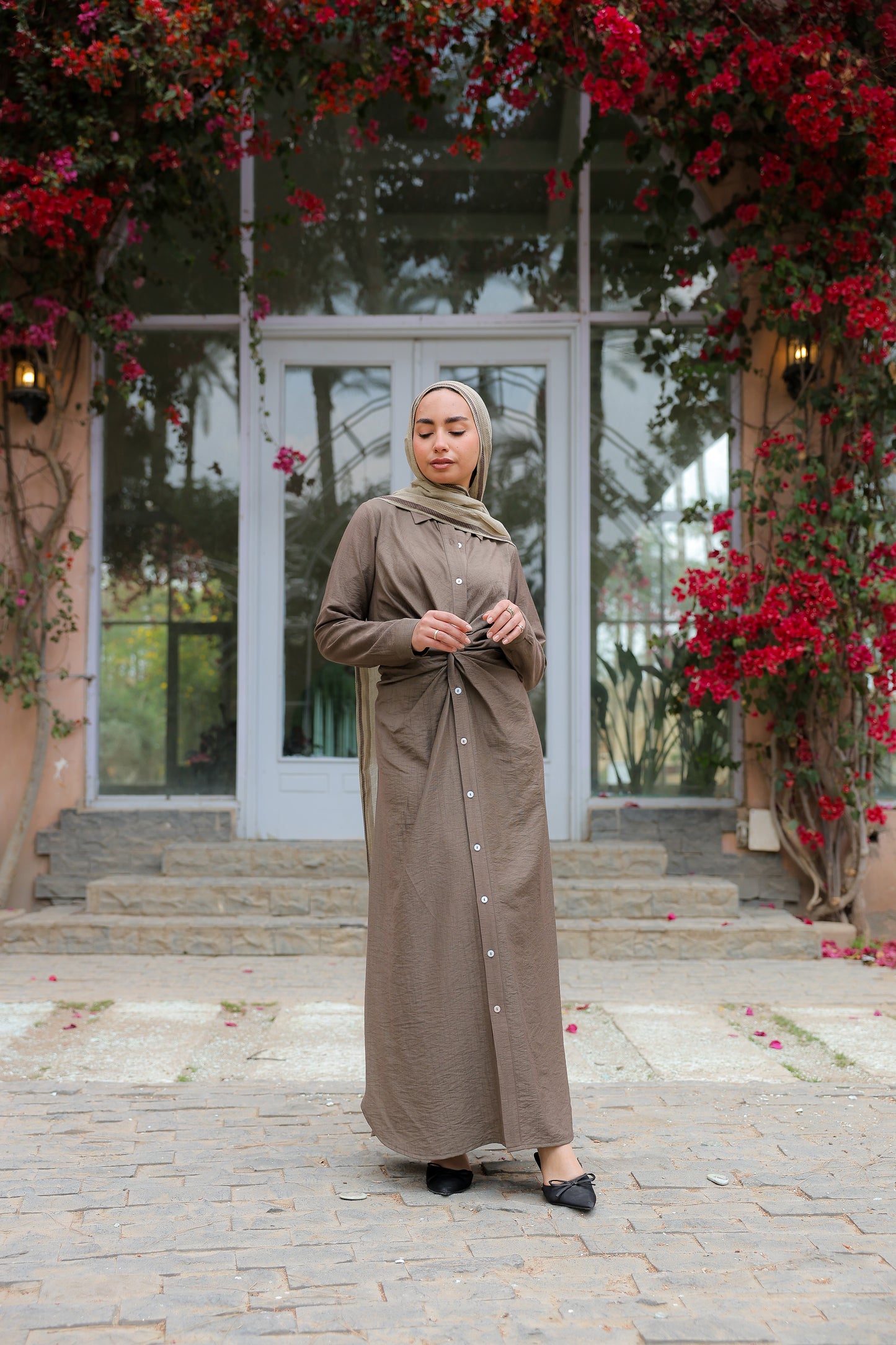 Soli dress in brown