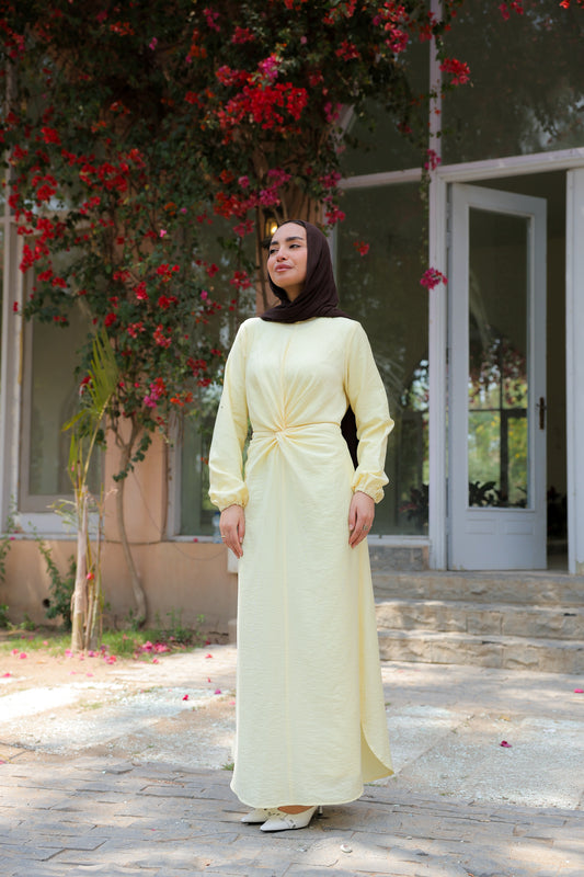 Sofia dress (new)in yellow