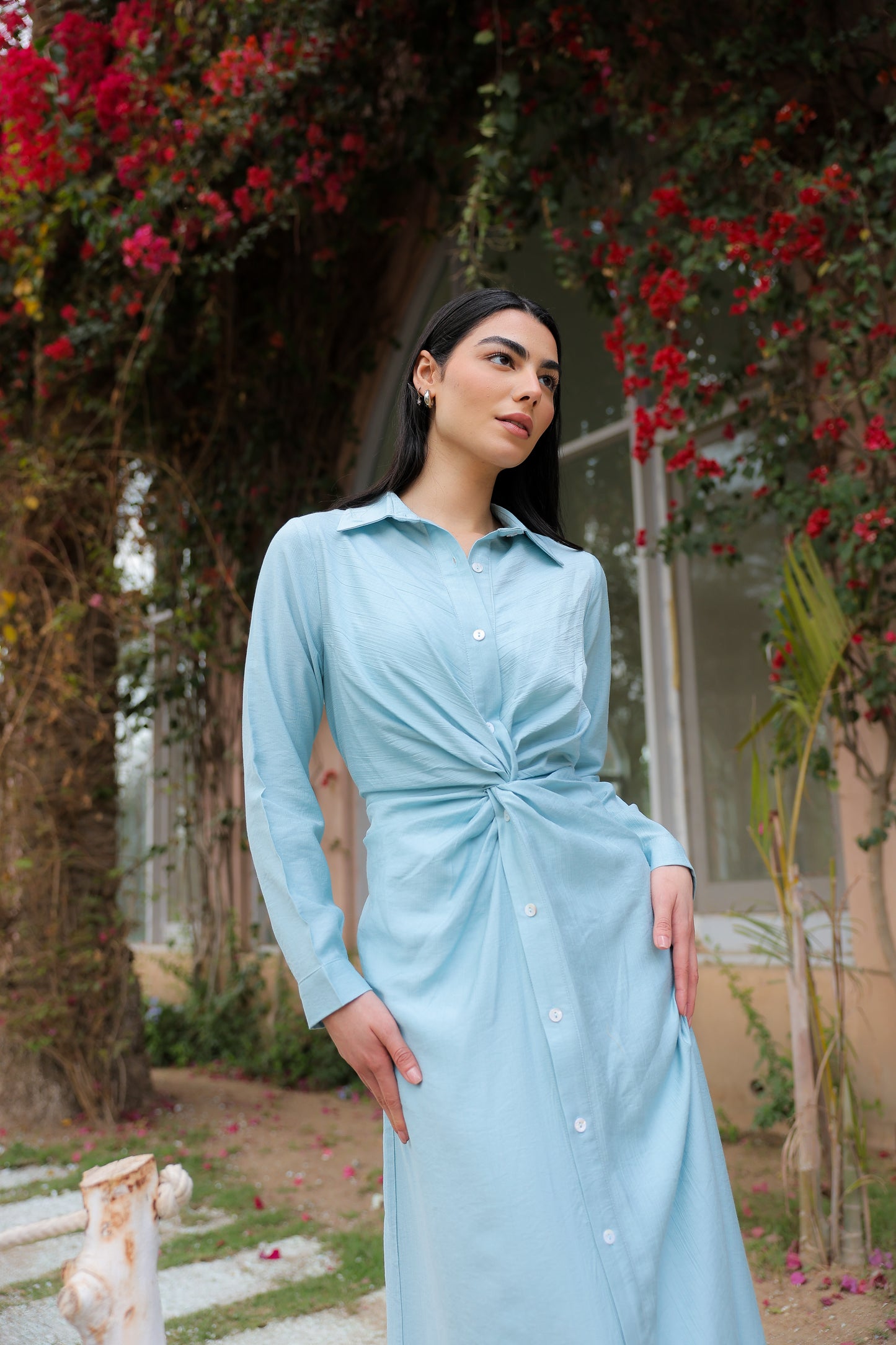 Soli (new) dress in baby blue