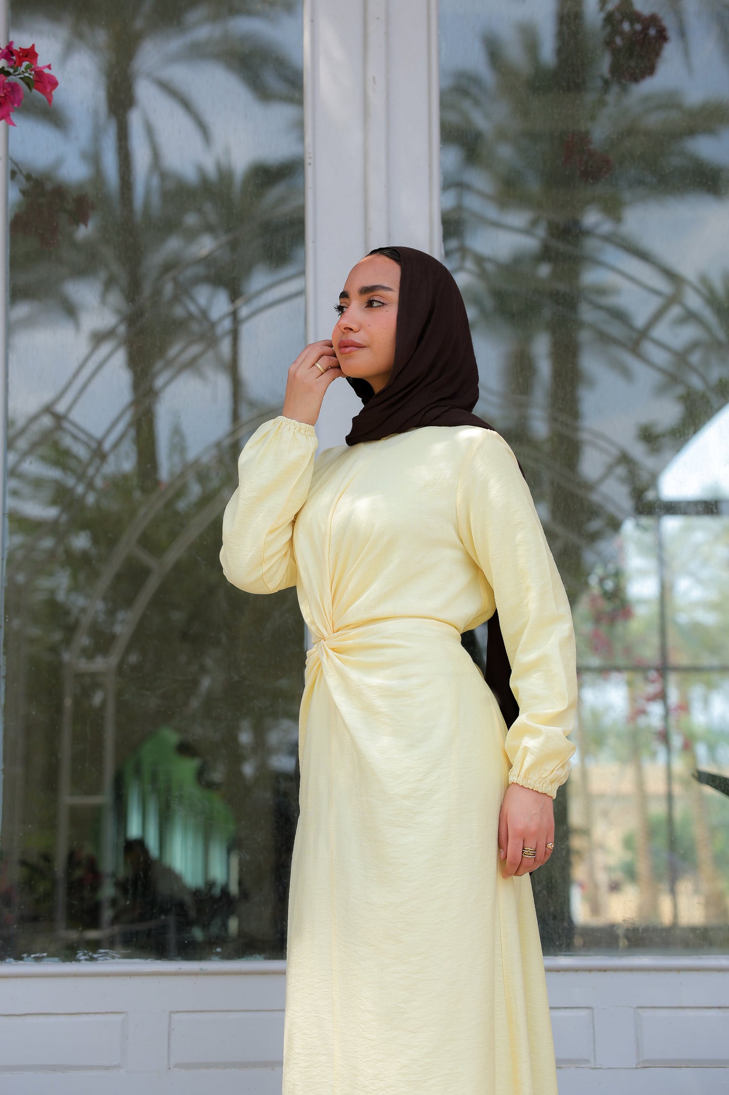 Sofia diamond dress in yellow
