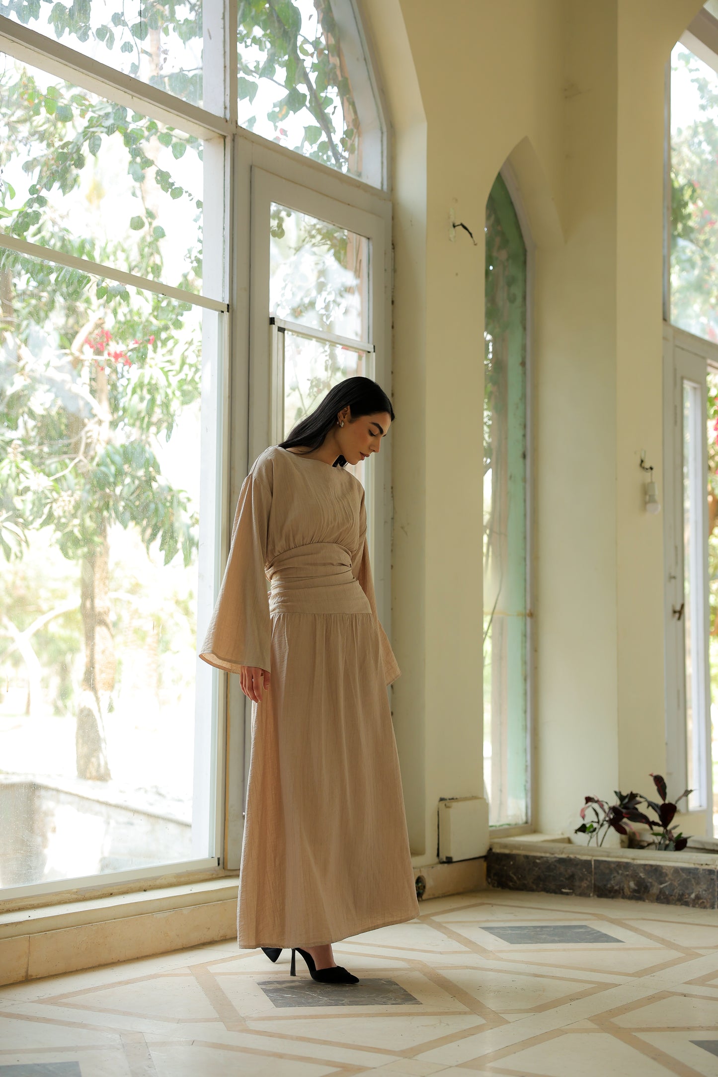 Salu dress in beige