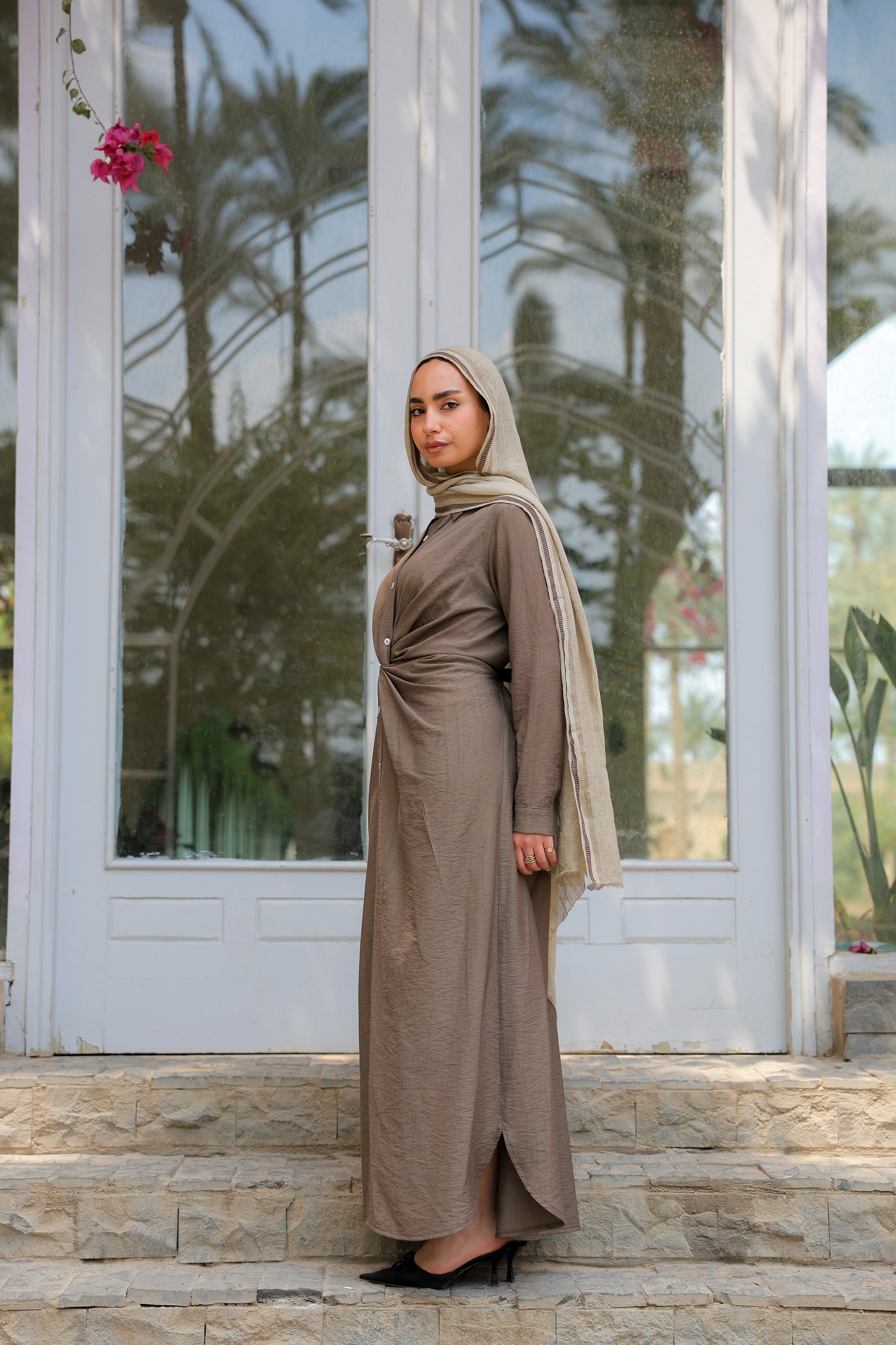 Soli dress in brown