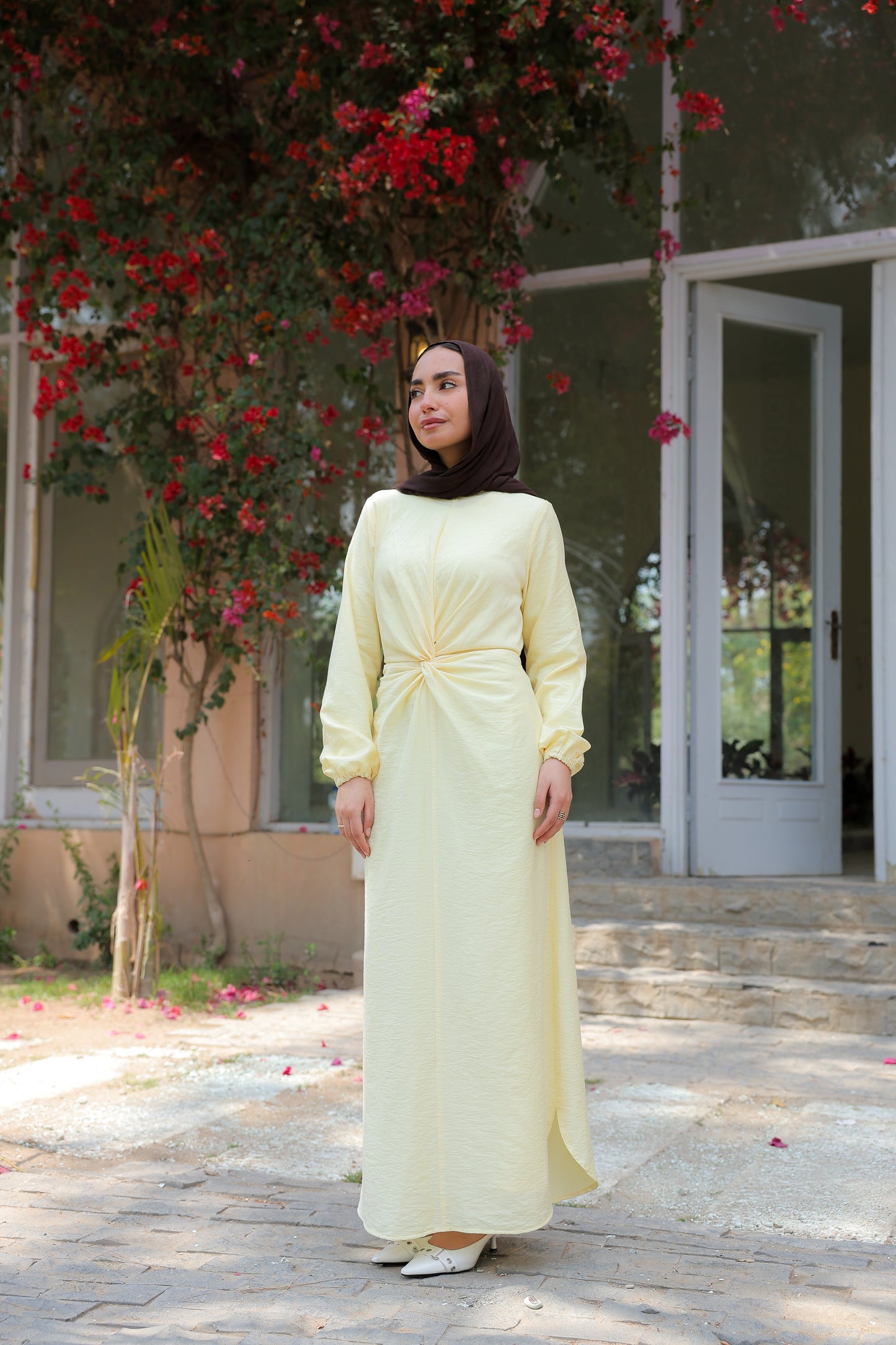 Sofia diamond dress in yellow