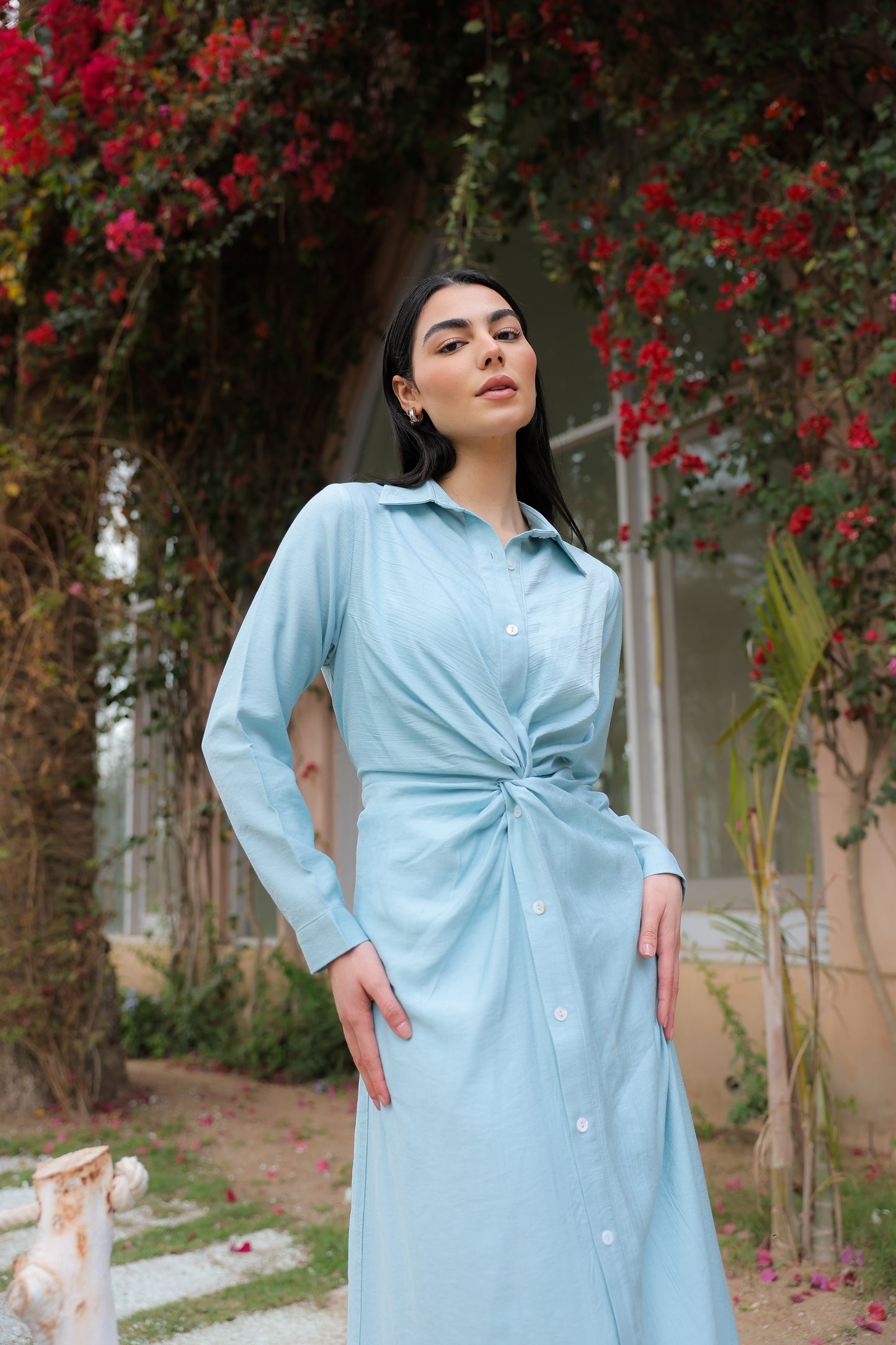 Soli (new) dress in baby blue