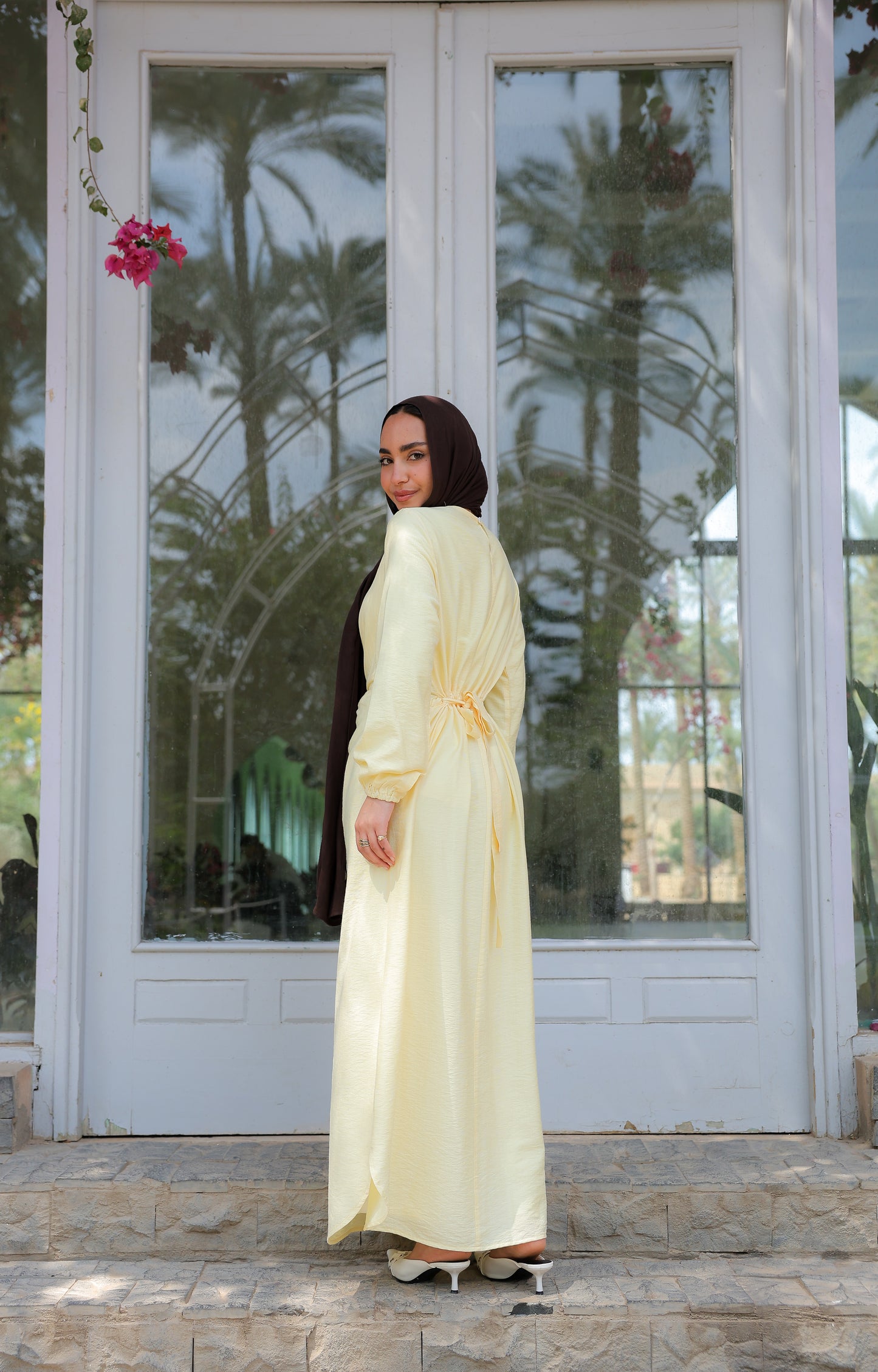 Sofia diamond dress in yellow