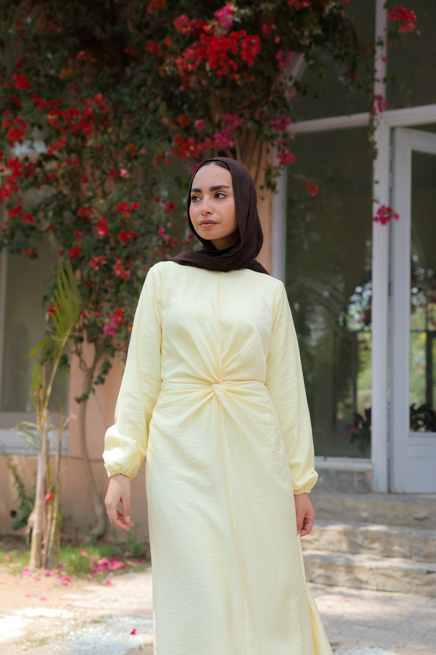 Sofia diamond dress in yellow