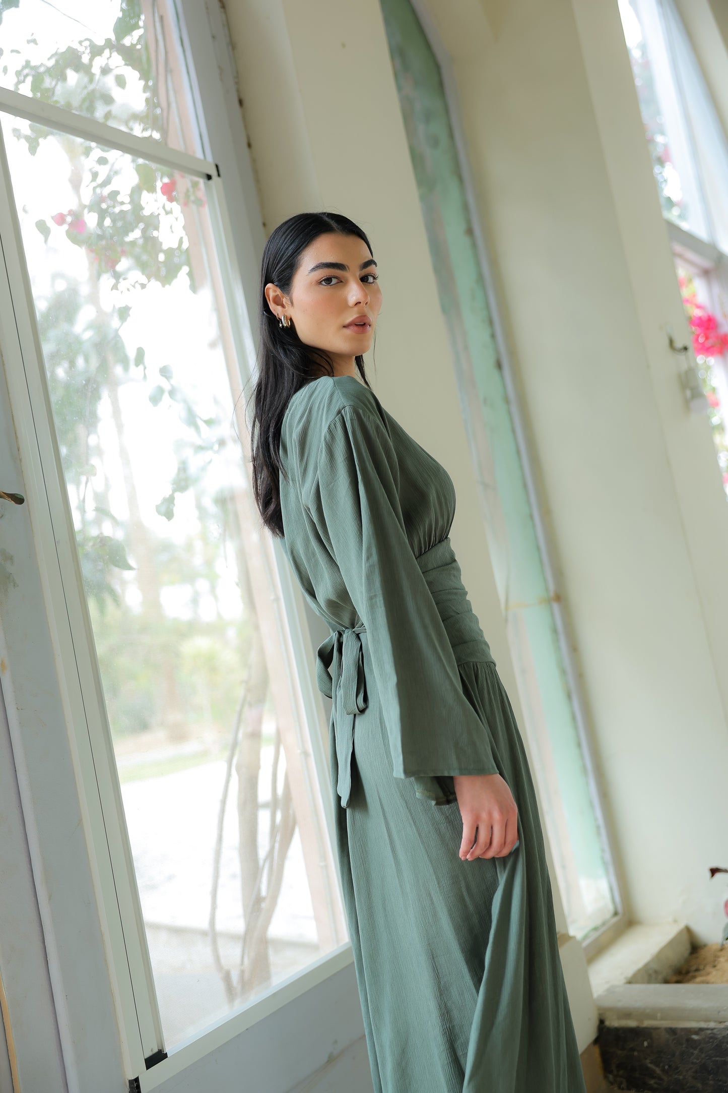 Salu dress in olive