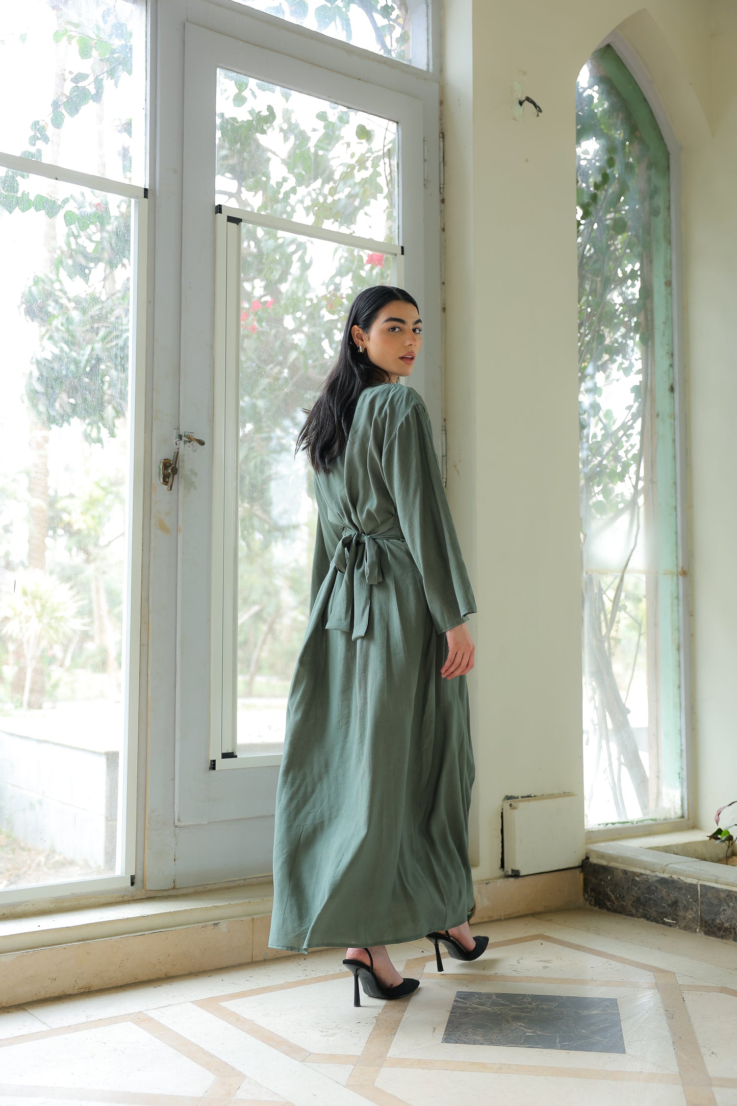 Salu dress in olive
