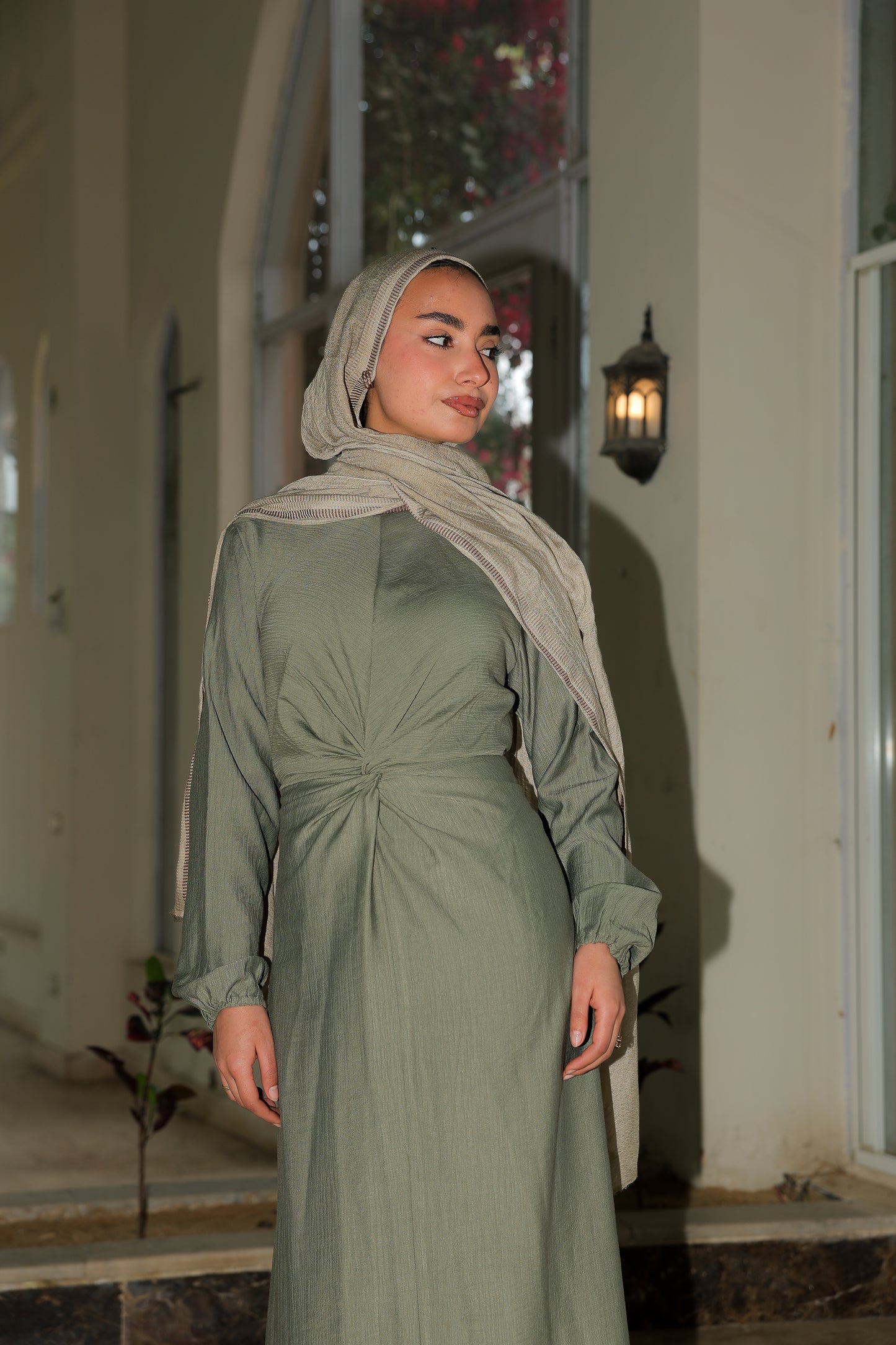 Sofia diamond dress in Olive
