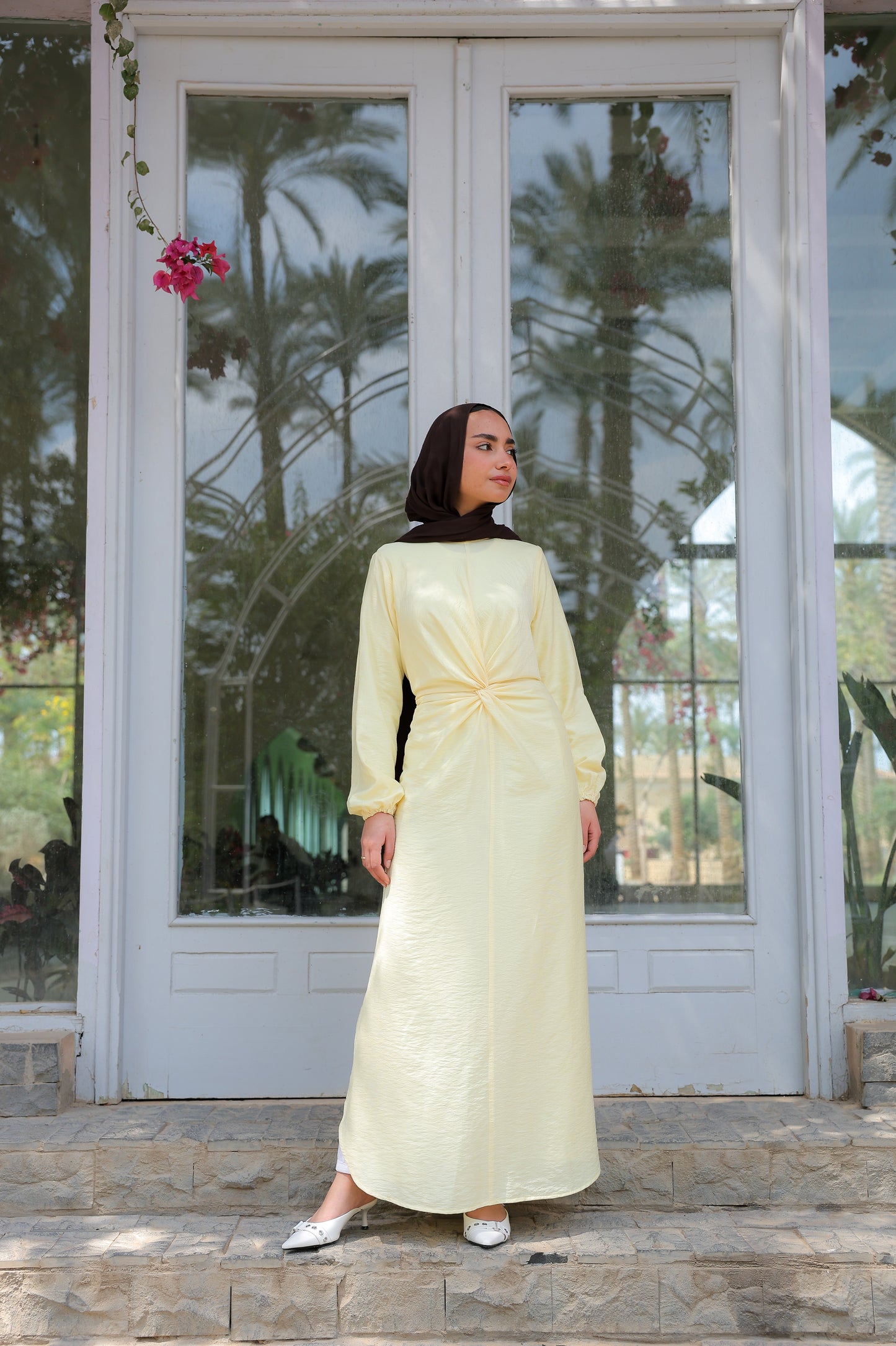 Sofia diamond dress in yellow