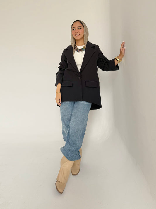 High and low formal jacket in old navy