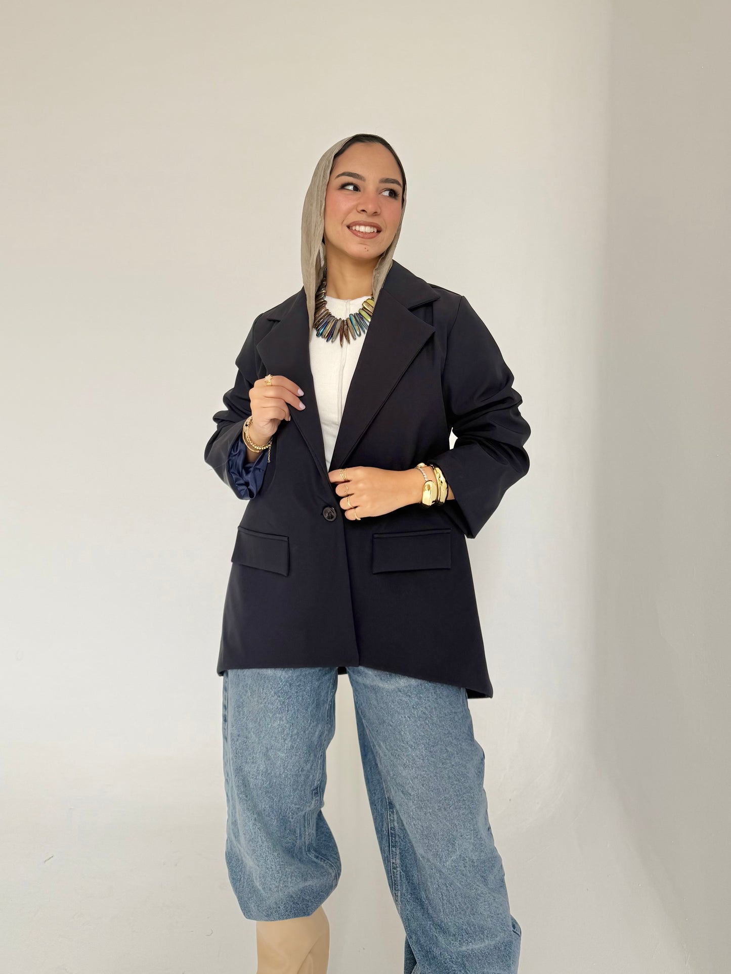 High and low formal jacket in old navy