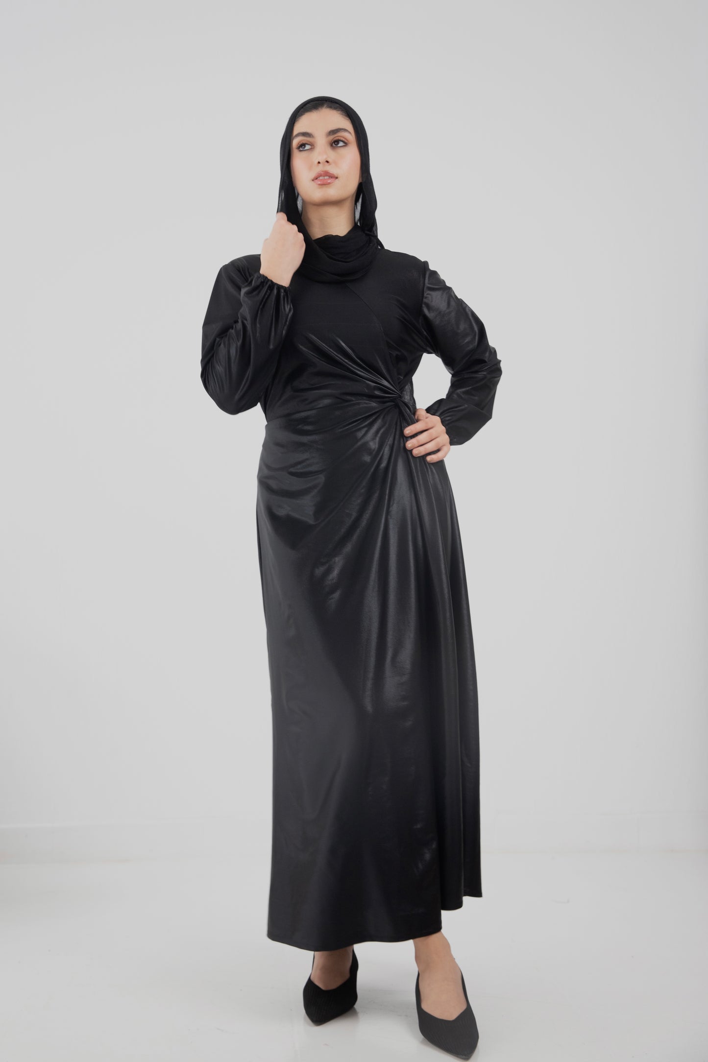 Soiree black Jersey Dress