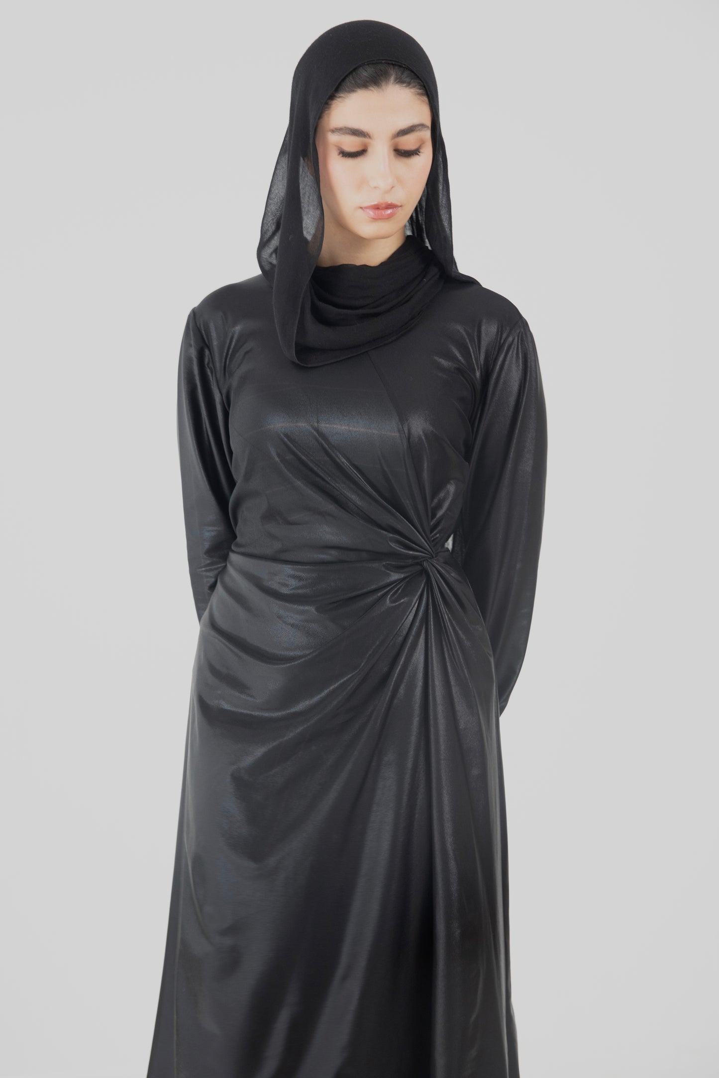 Soiree black Jersey Dress