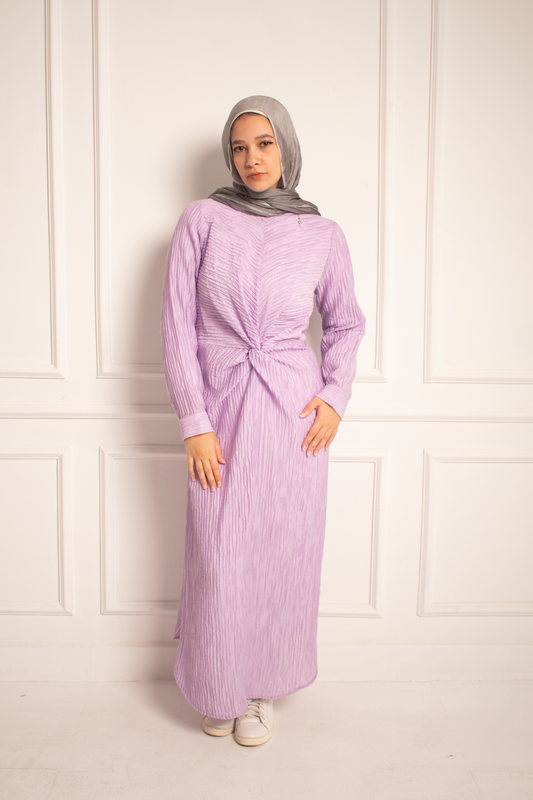 Light mauva Broqar Dress