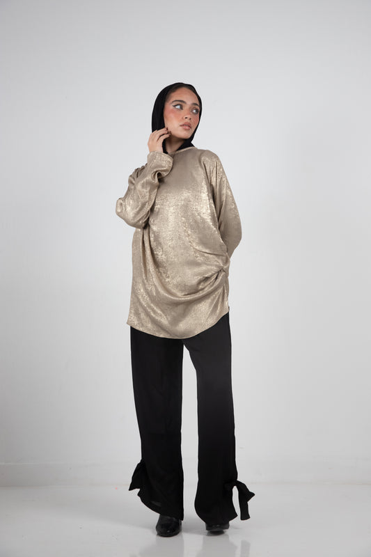 Soiree Shimmery Satin blouse