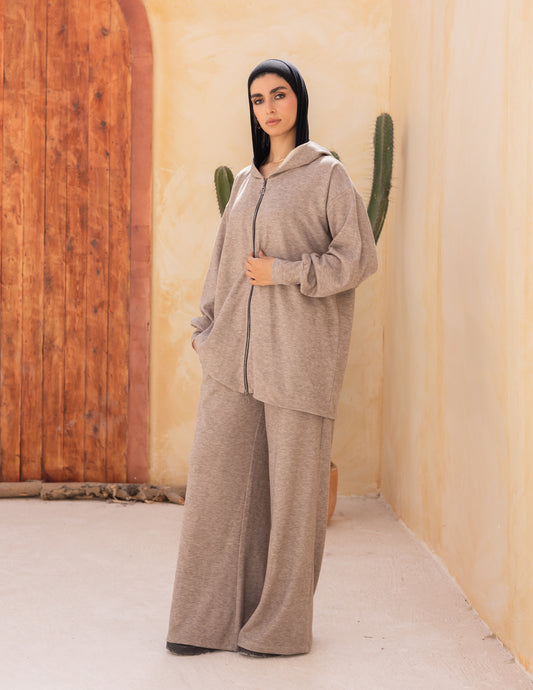 Knitted set in Grayish