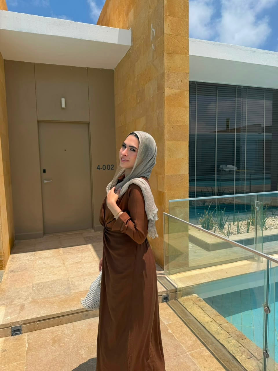 Soli dress in brown