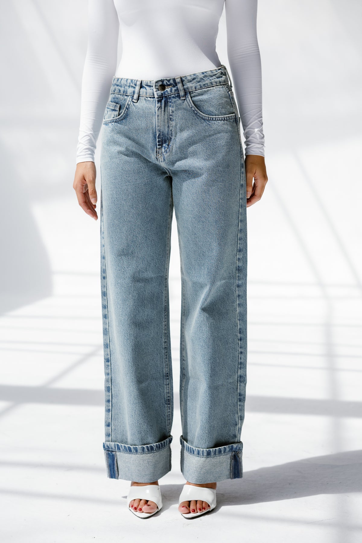 Skyline denim pants *Plain**