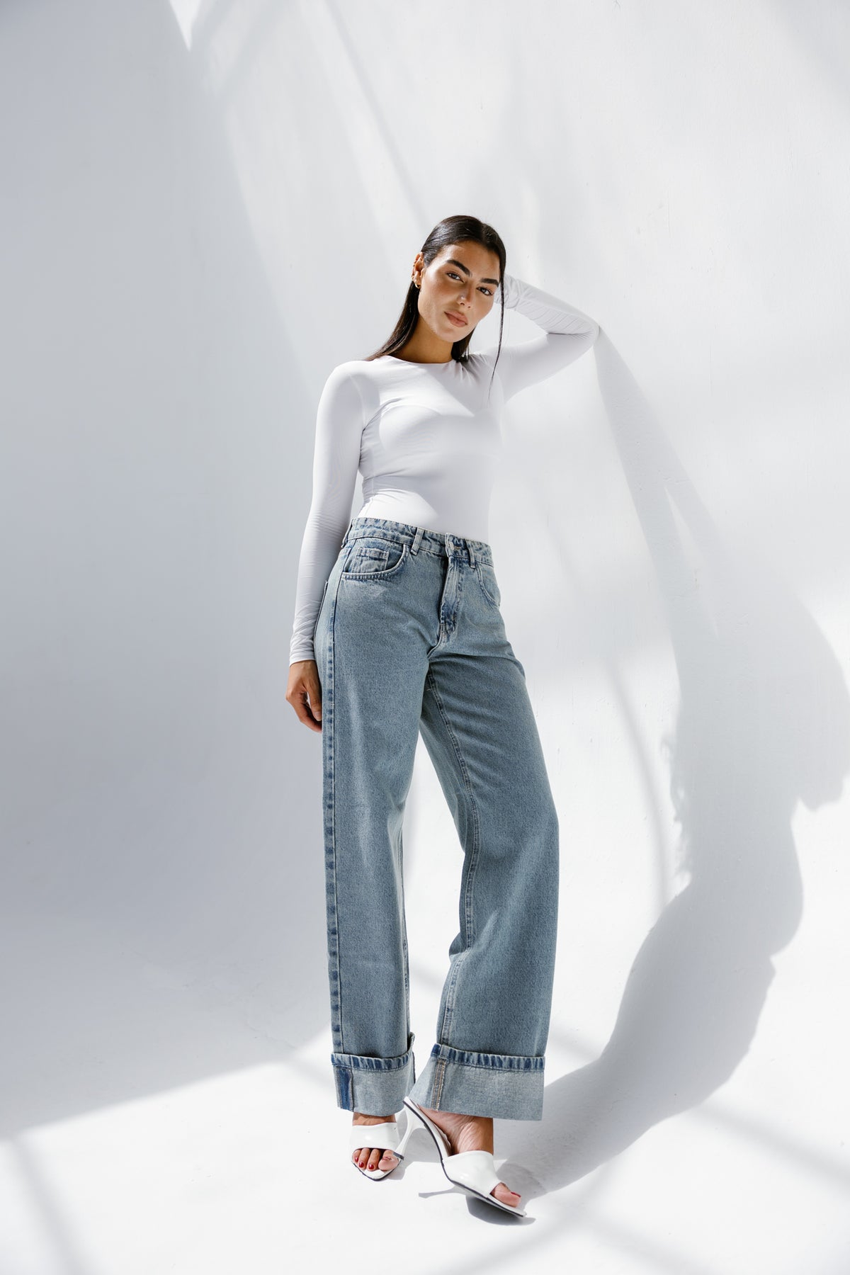 Skyline denim pants *Plain**