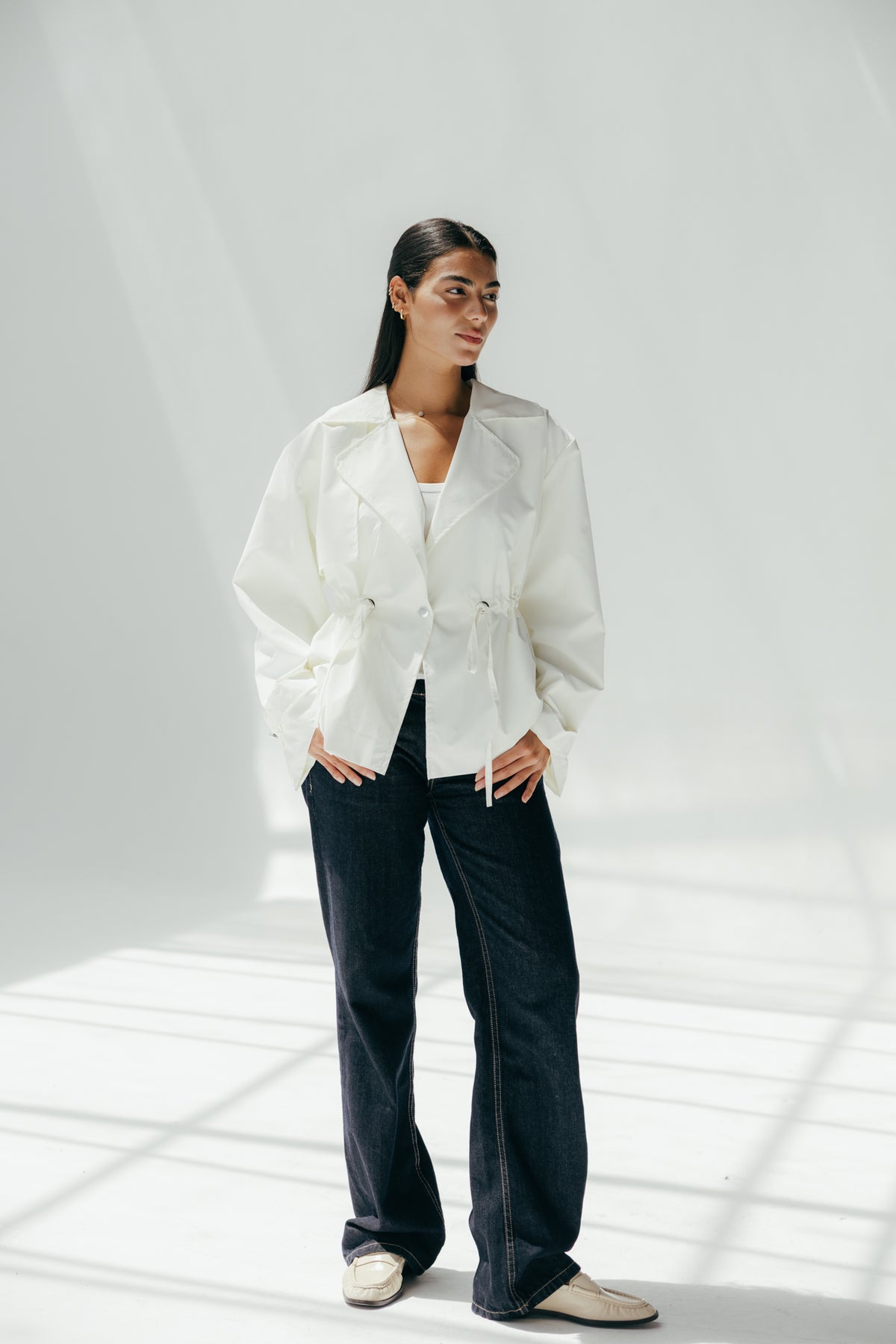The Element Jacket in White
