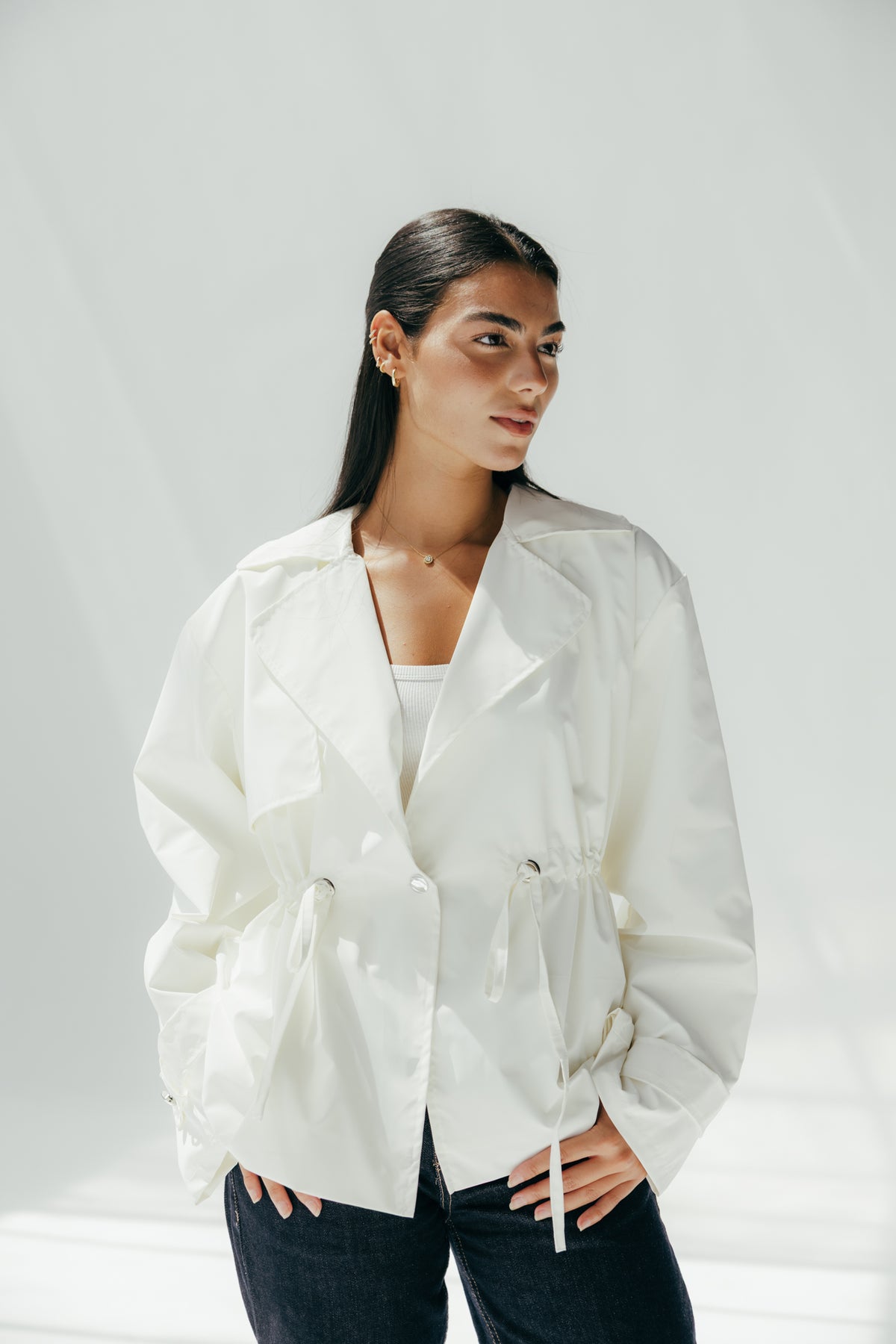 The Element Jacket in White