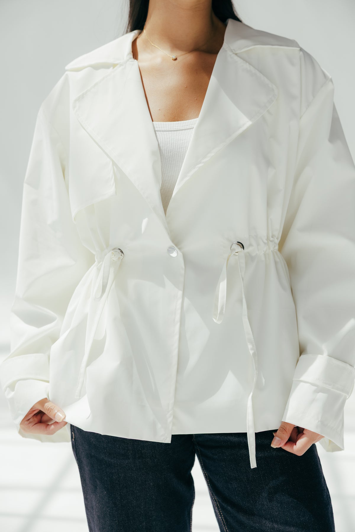 The Element Jacket in White